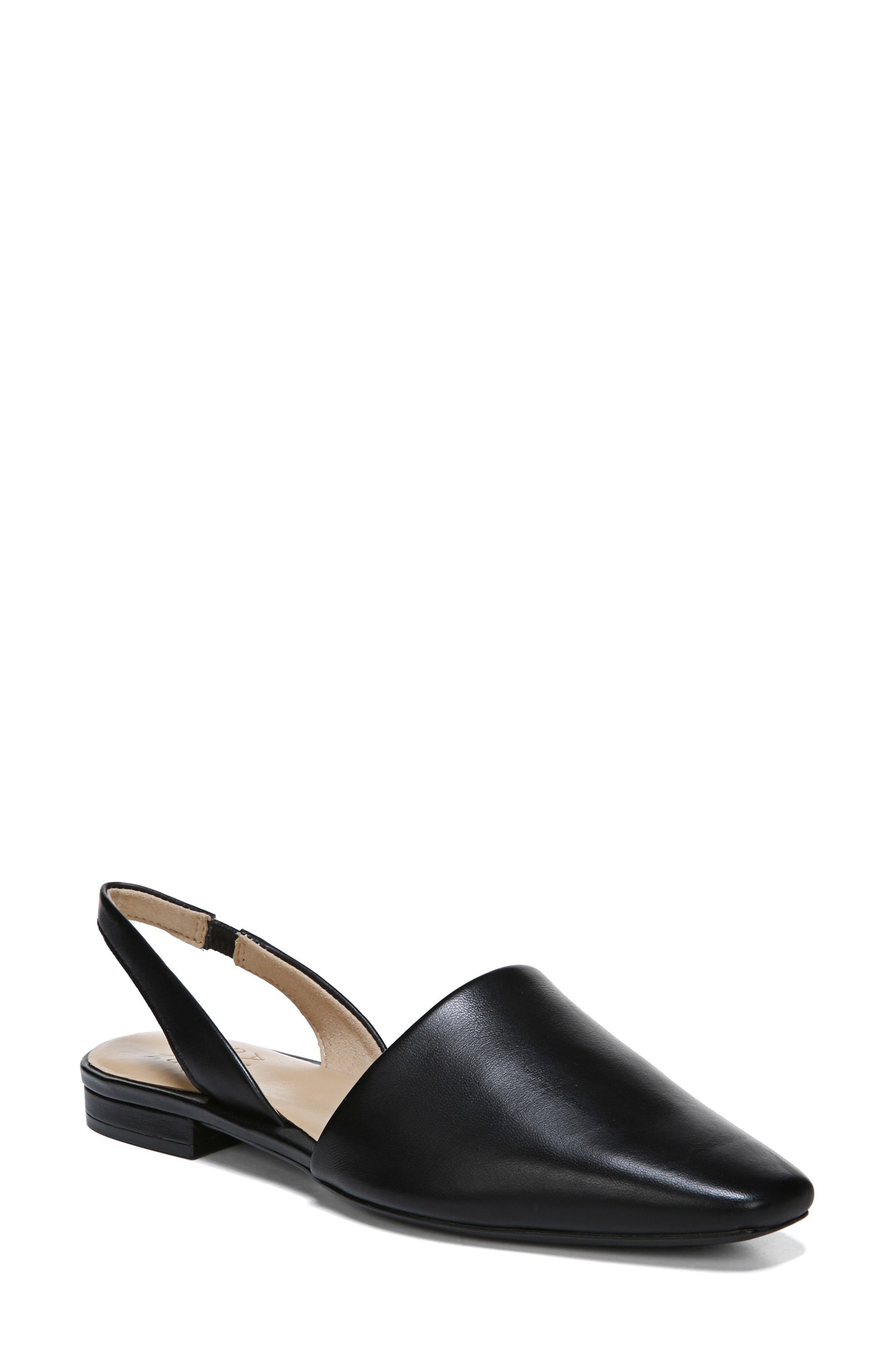 Naturalizer Kerrie Slingback Flat, Black