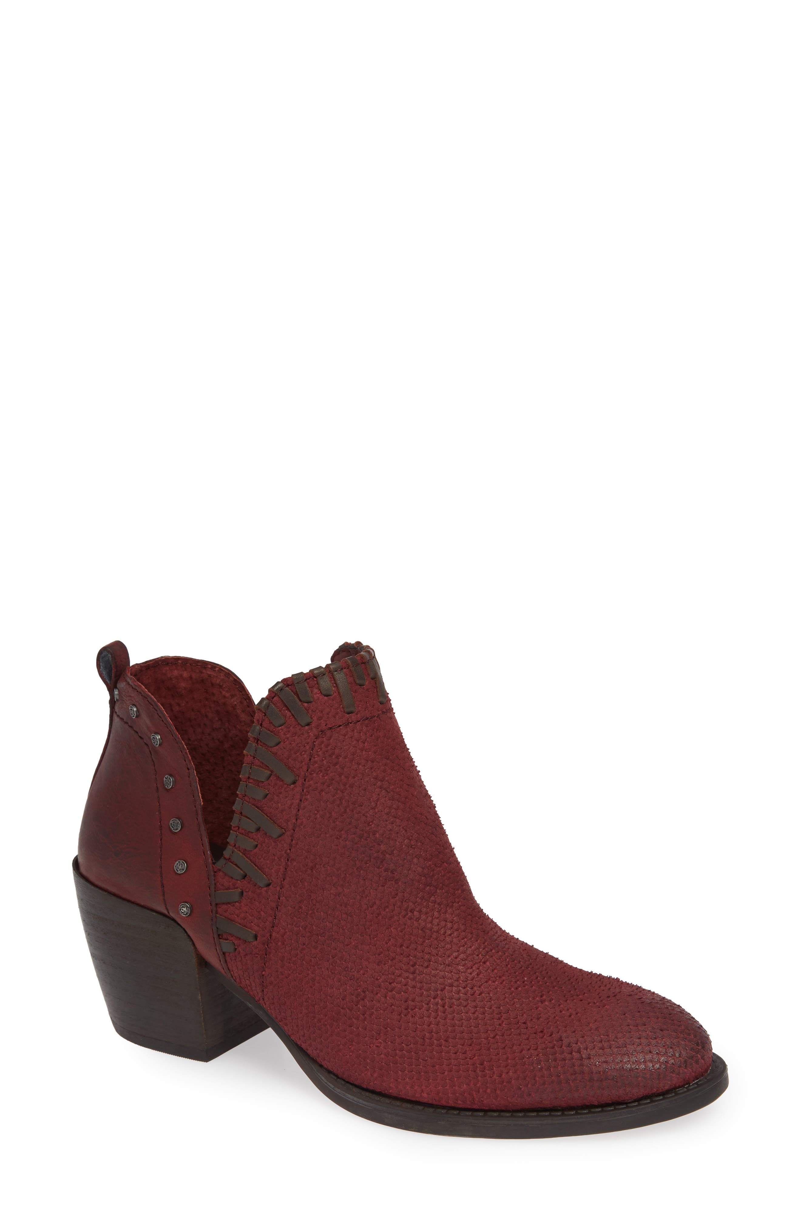 Otbt Santa Fe Ankle Bootie, Red