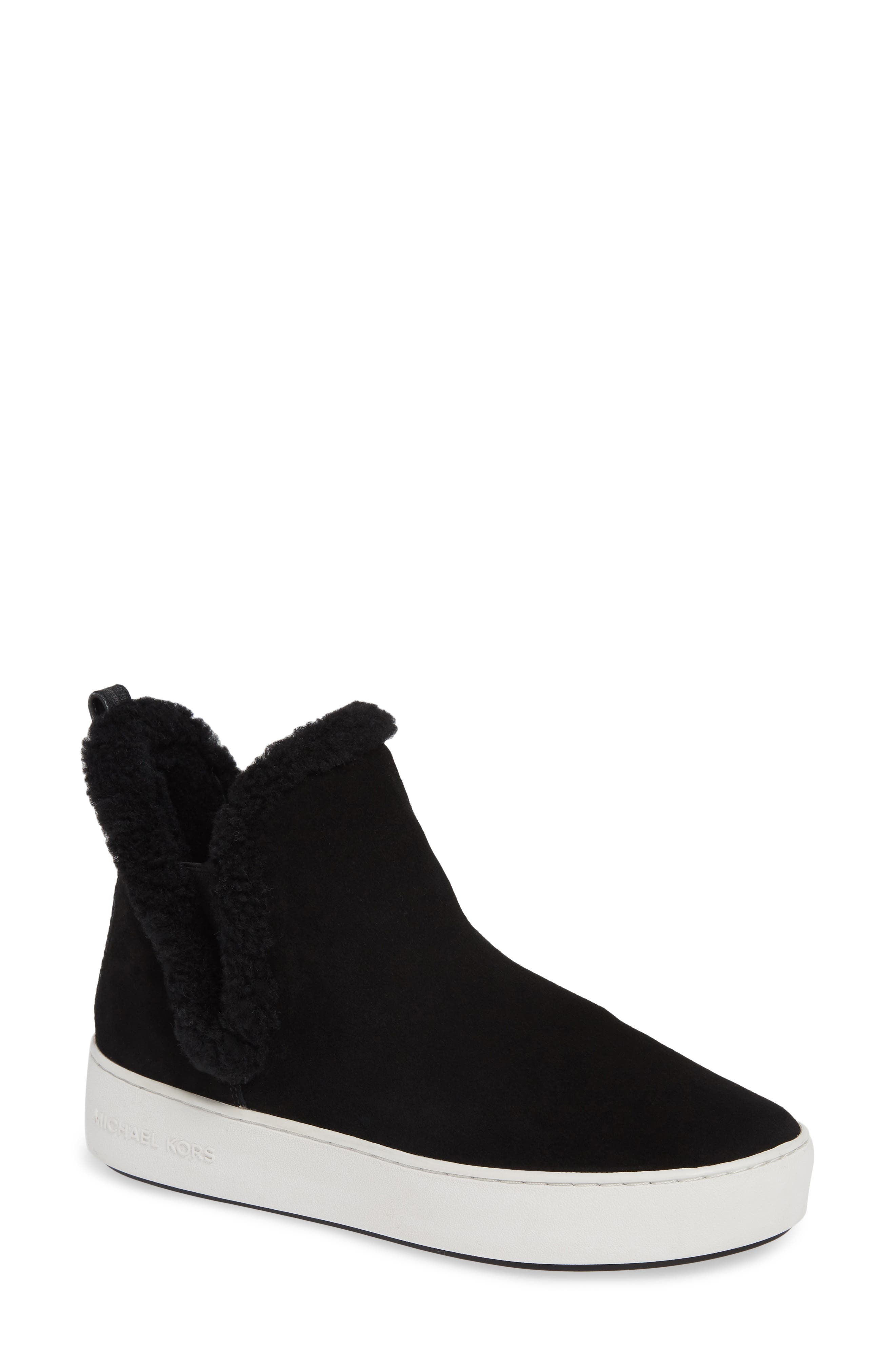 UPC 192837156705 product image for Women's Michael Michael Kors Ashlyn Genuine Shearling Lined Slip-On Sneaker, Siz | upcitemdb.com