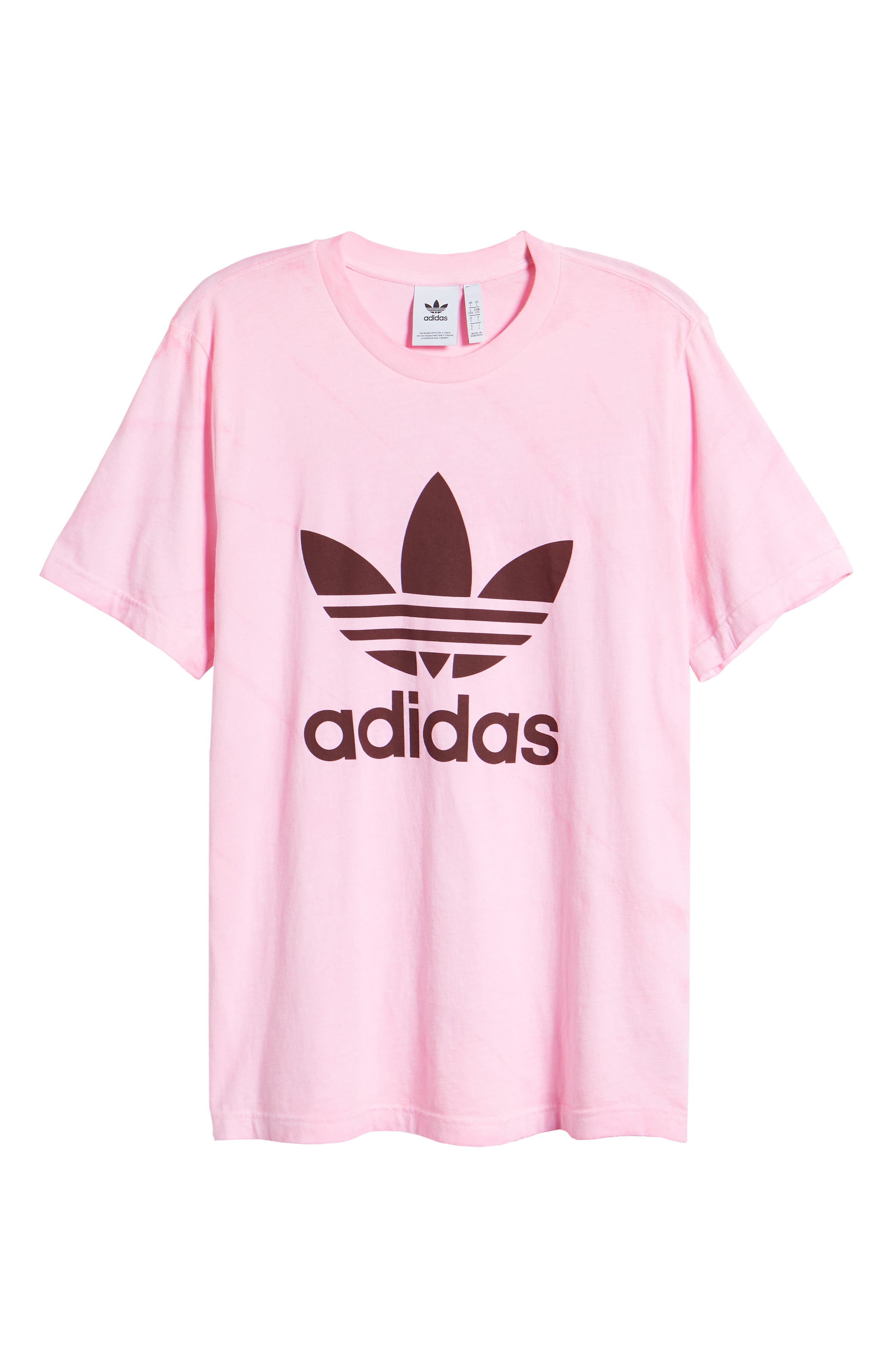 Adidas Tie Dye Logo T-Shirt, Pink