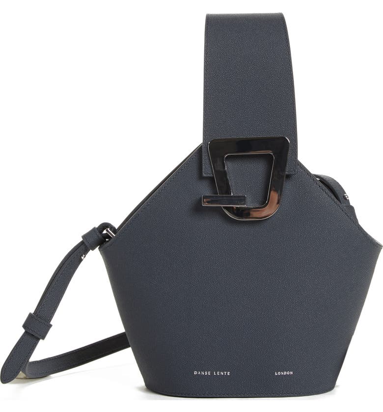 Mini Johnny Leather Bucket Bag,
                        Main,
                        color, MARINE