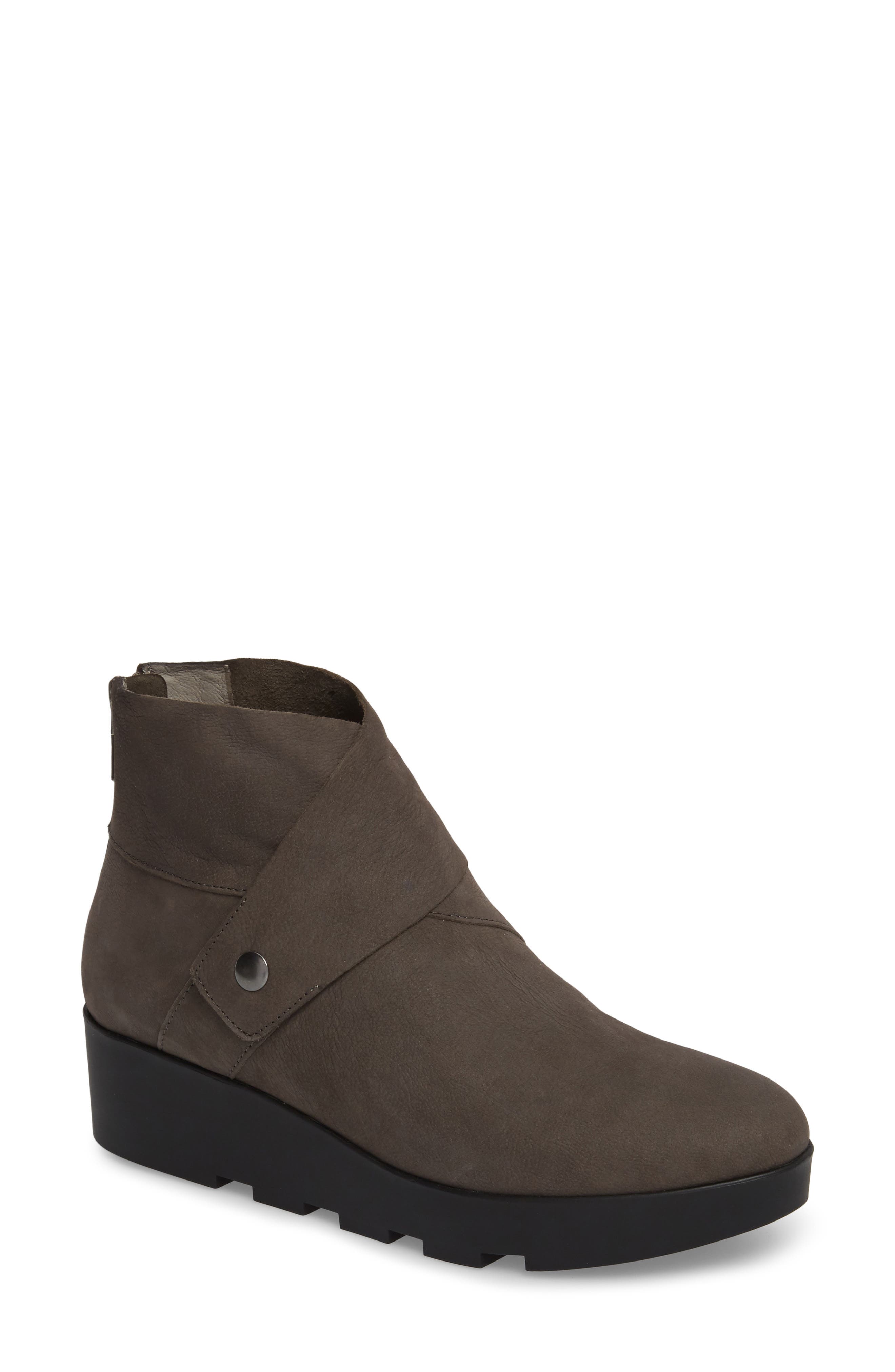 Eileen Fisher Tread Wedge Bootie, Grey