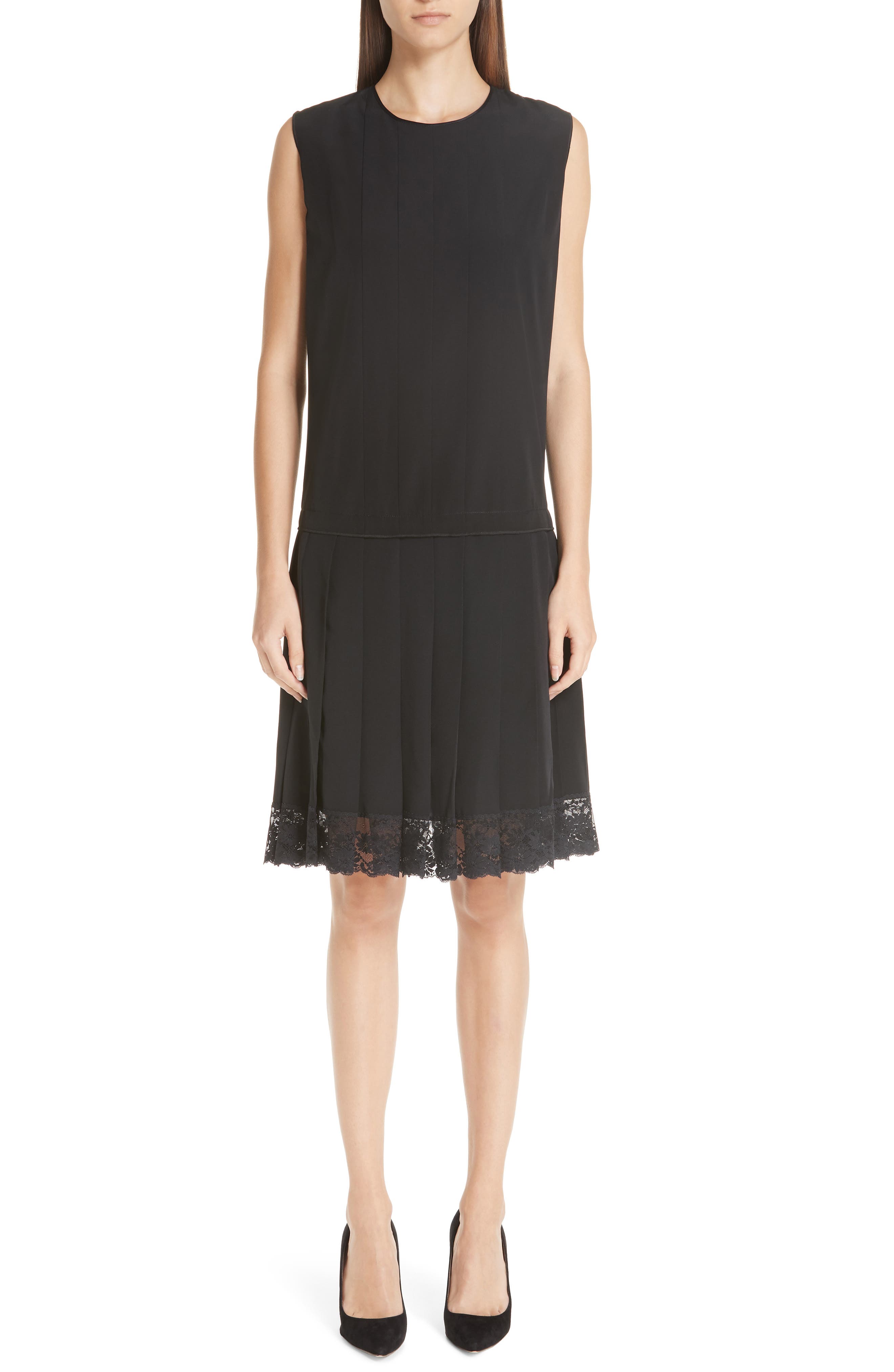 Marc Jacobs Lace Hem Silk Dress