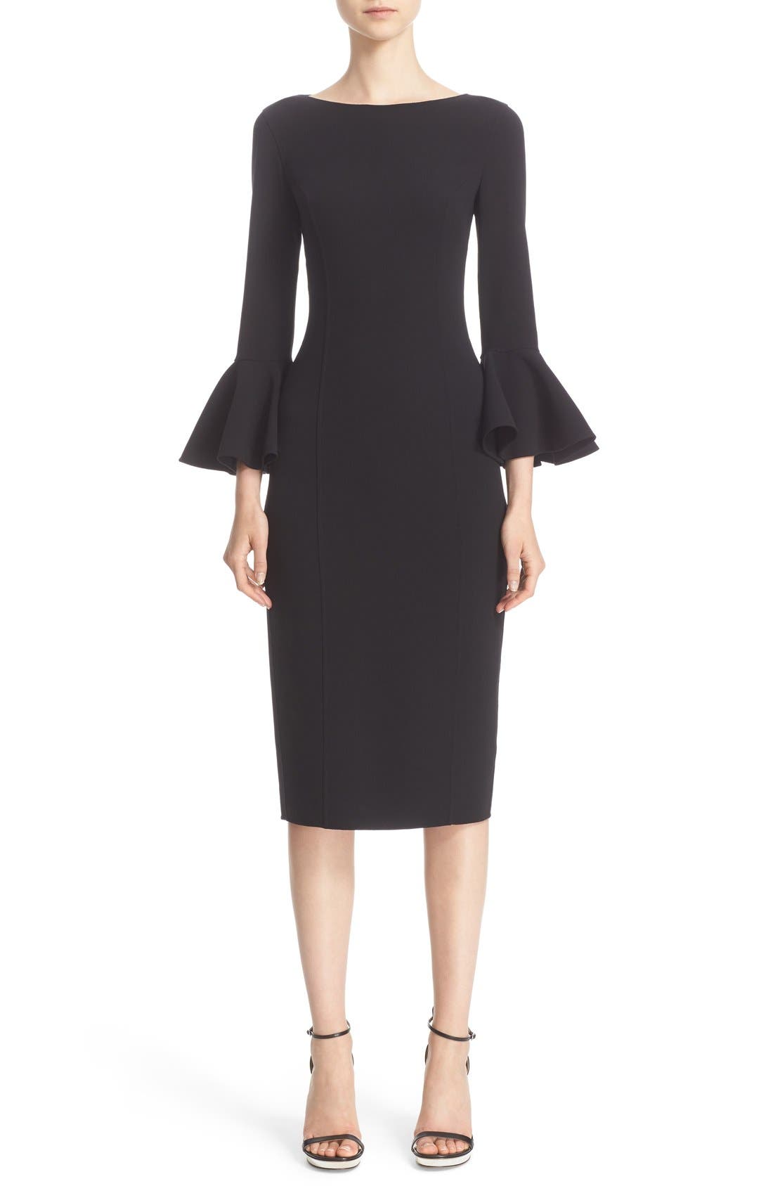 Michael Kors Bell Sleeve Sheath Dress