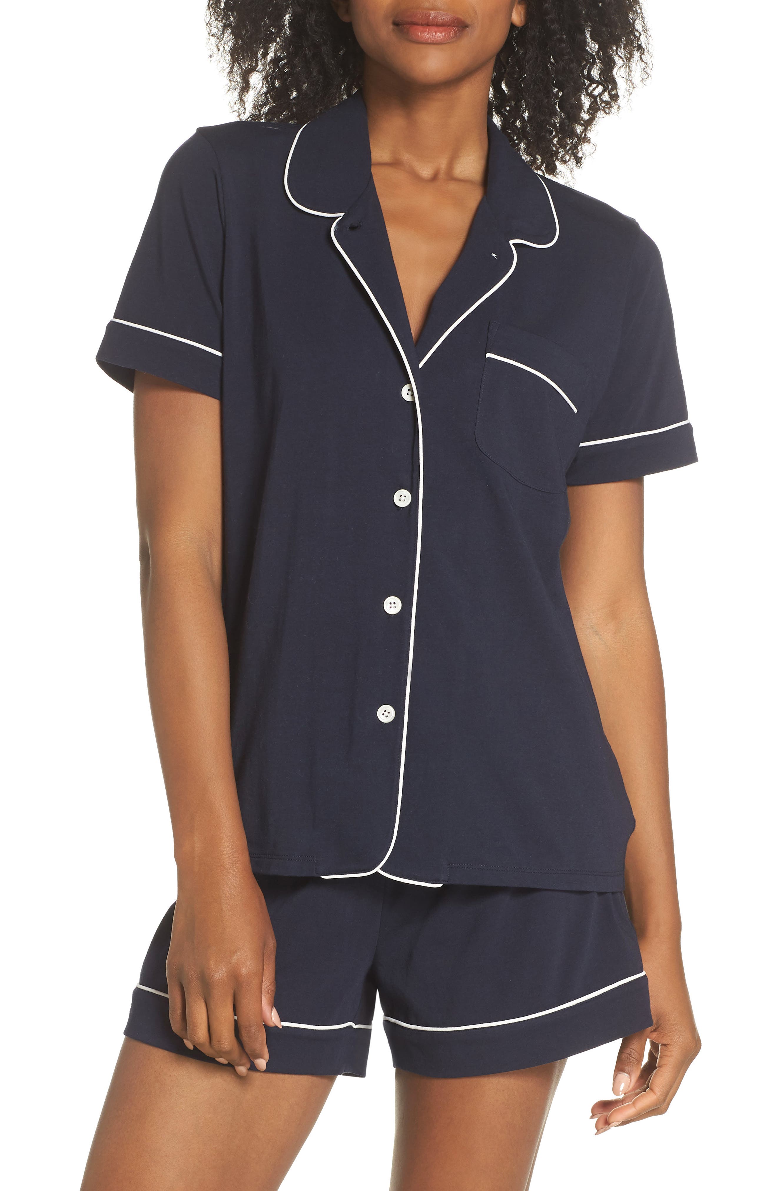 J.crew Short Sleeve Knit Pajamas