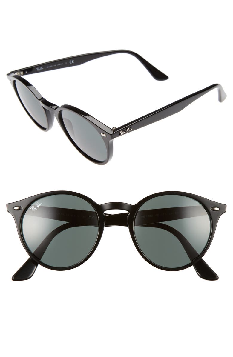 Ray-Ban Highstreet 51mm Round Sunglasses | Nordstrom