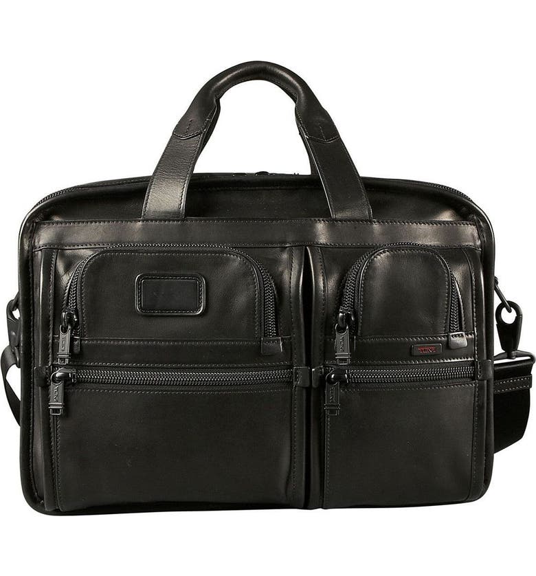 Tumi 'Alpha' Expandable Organizer Leather Computer Briefcase | Nordstrom