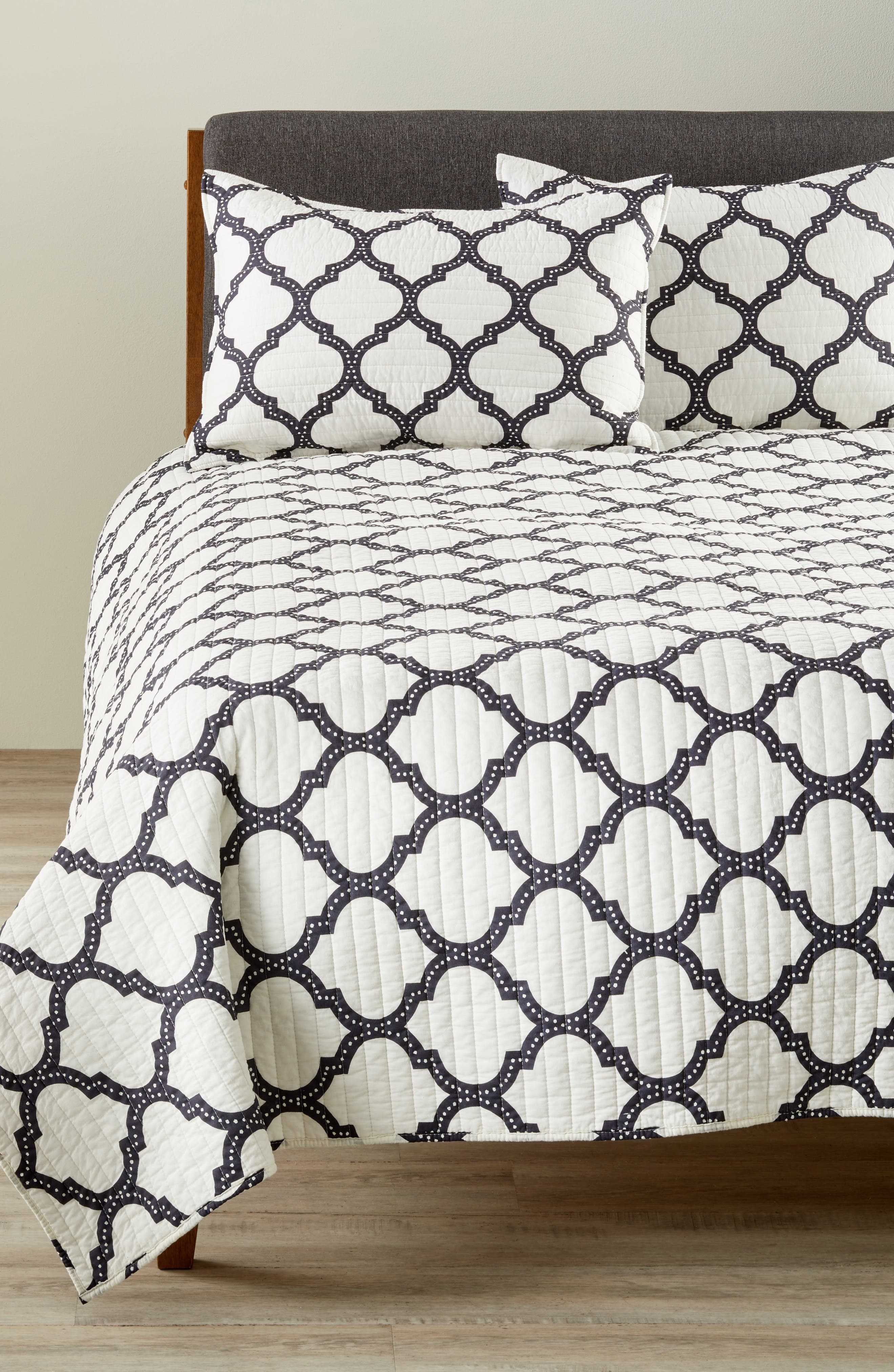 Levtex Moroccan Charcoal Quilt Nordstrom