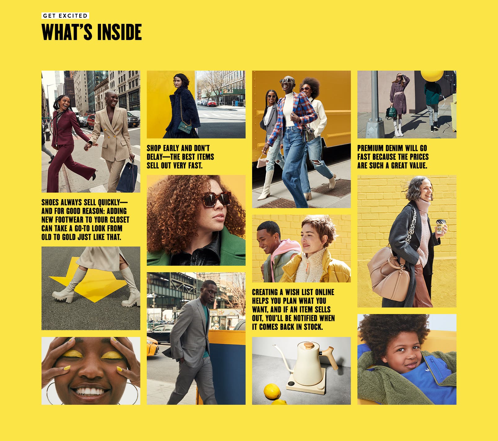 GET EXCITED -- WHAT'S INSIDE