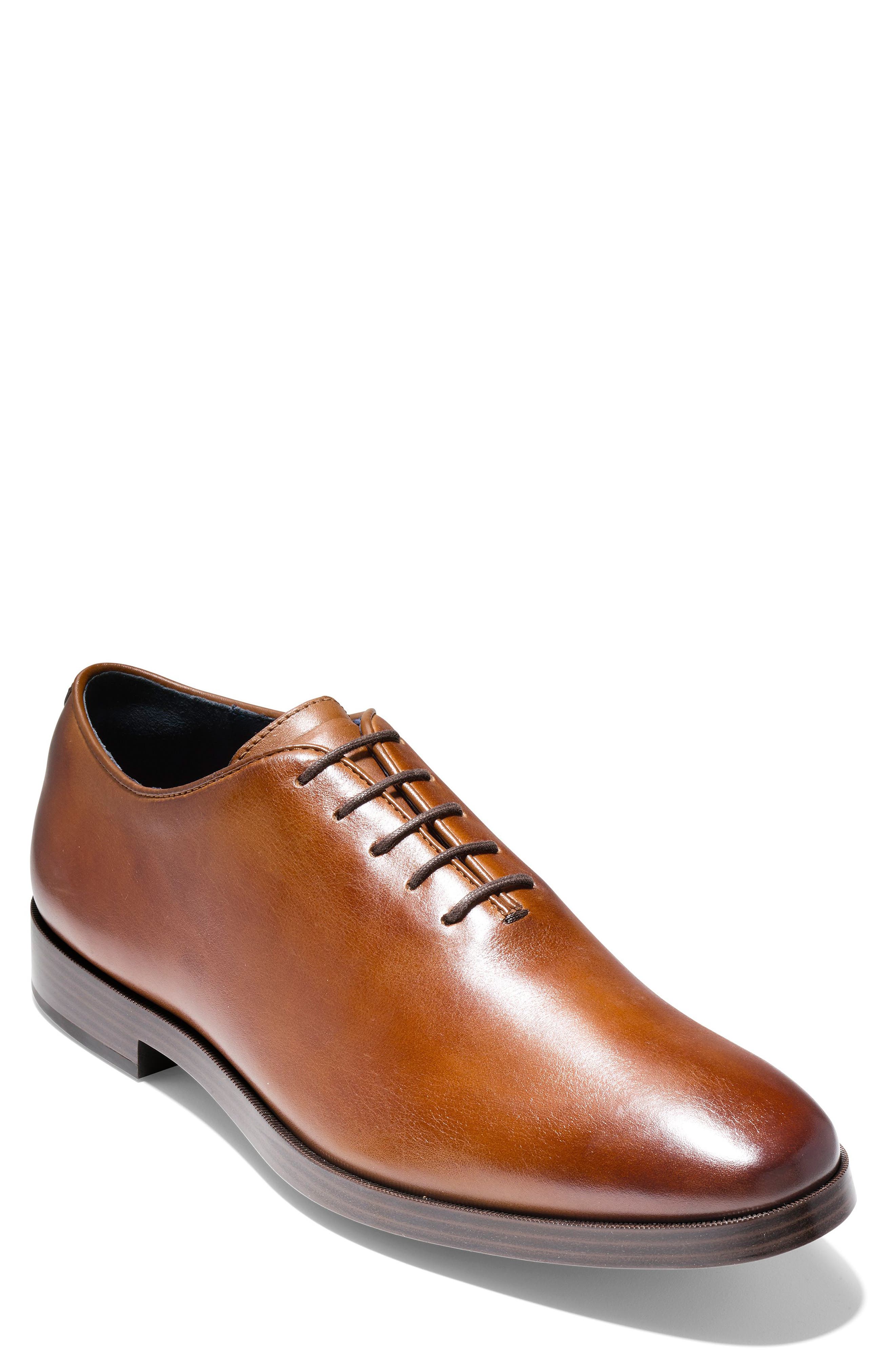 Cole Haan Jefferson Waterproof Wholecut Oxford- Brown