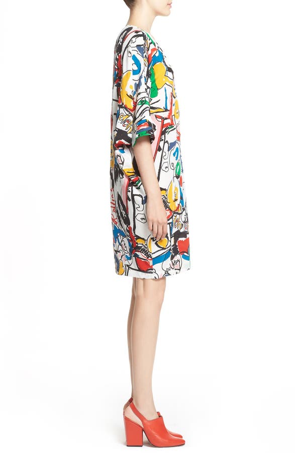 Rachel Comey Wades Dolman Sleeve Print Silk Dress Nordstrom
