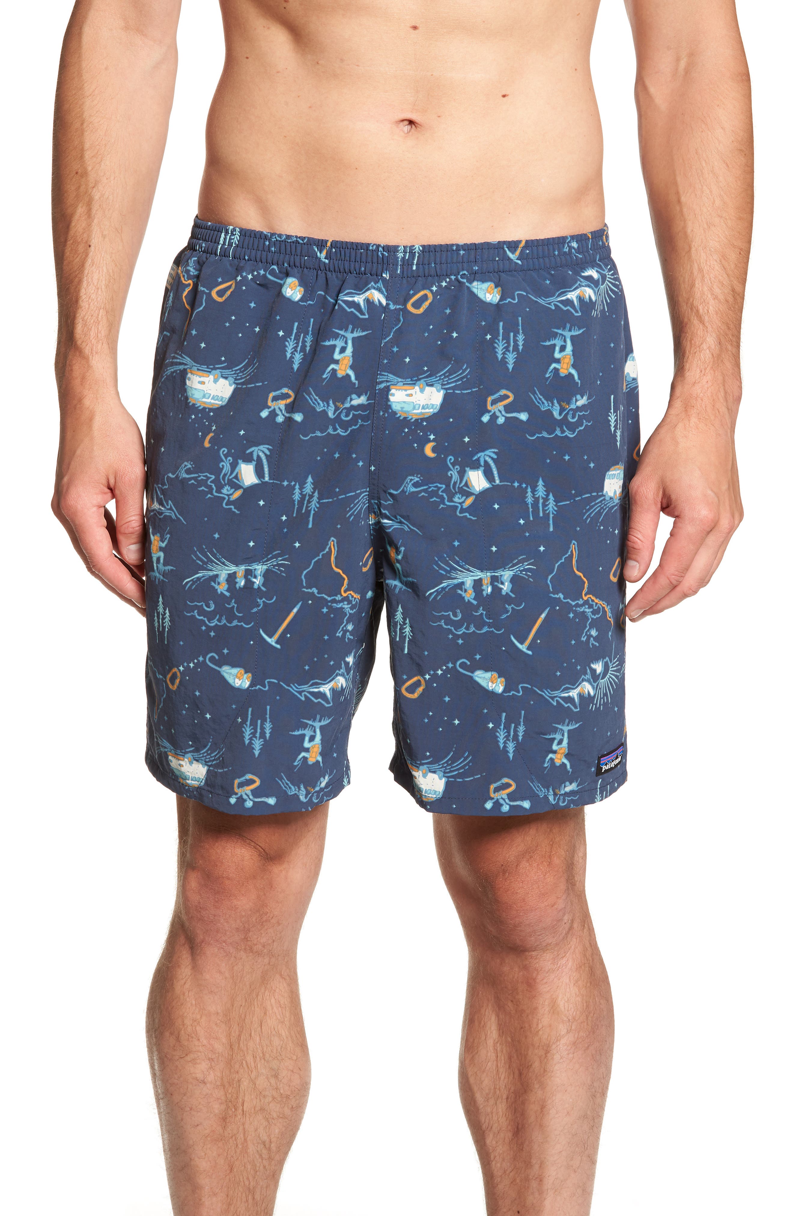 Patagonia Baggies 7-Inch Swim Trunks, Blue