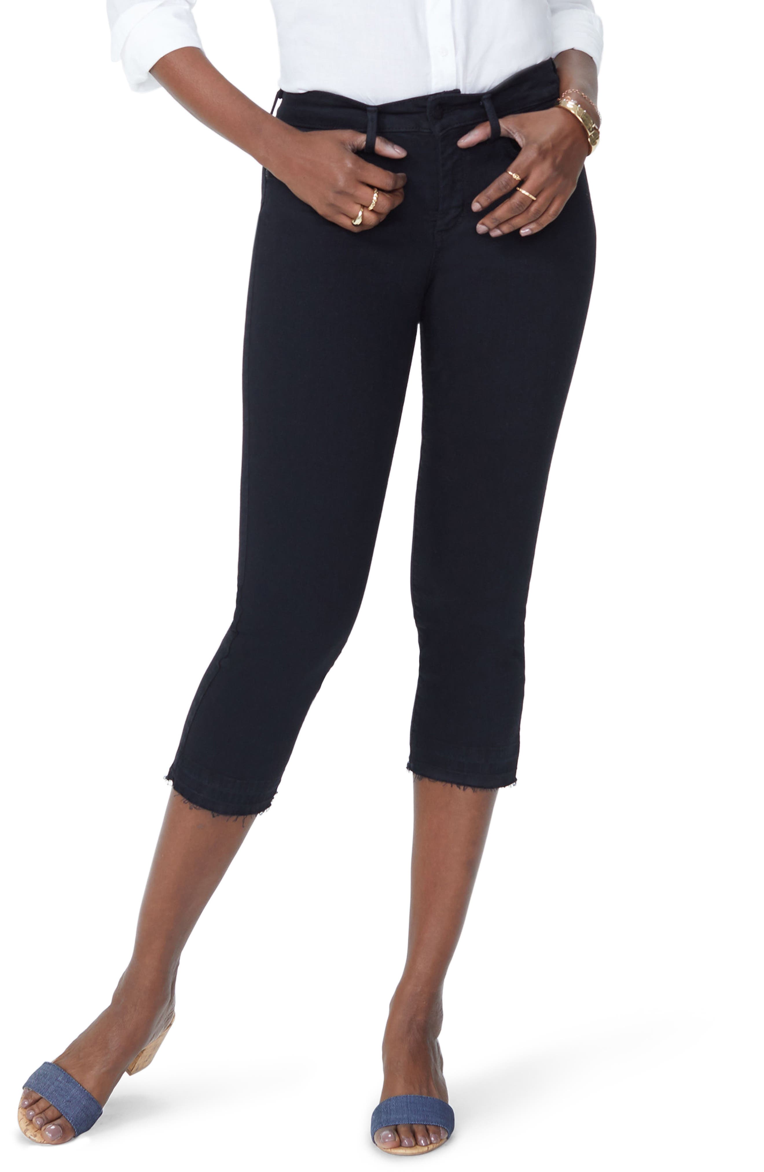 nydj black capris