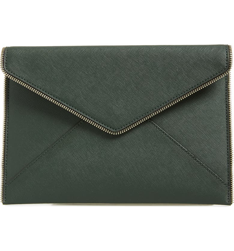 Leo Envelope Clutch, Main, color, PINE