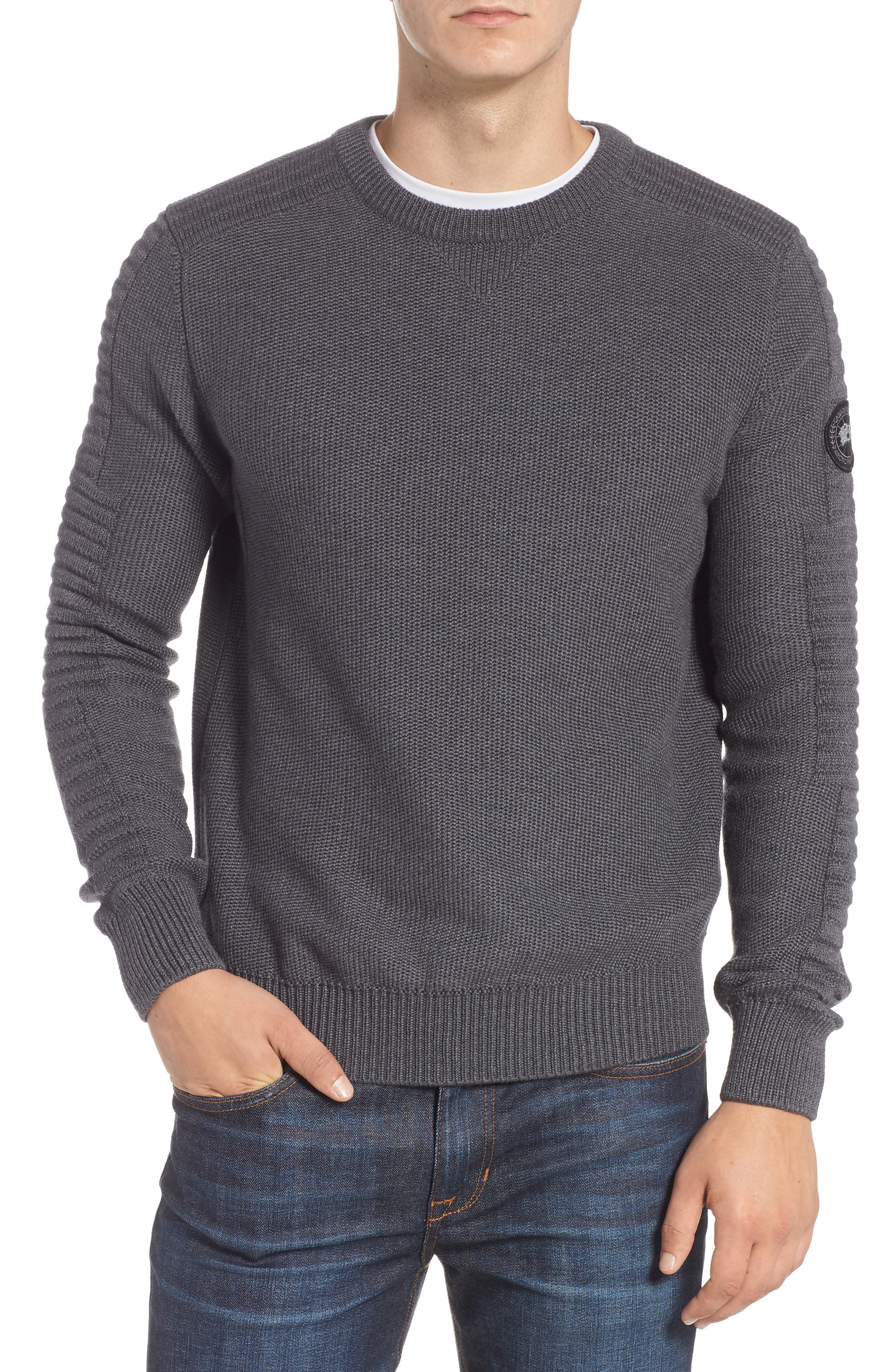 Canada Goose Paterson Regular Fit Merino Sweater, Grey