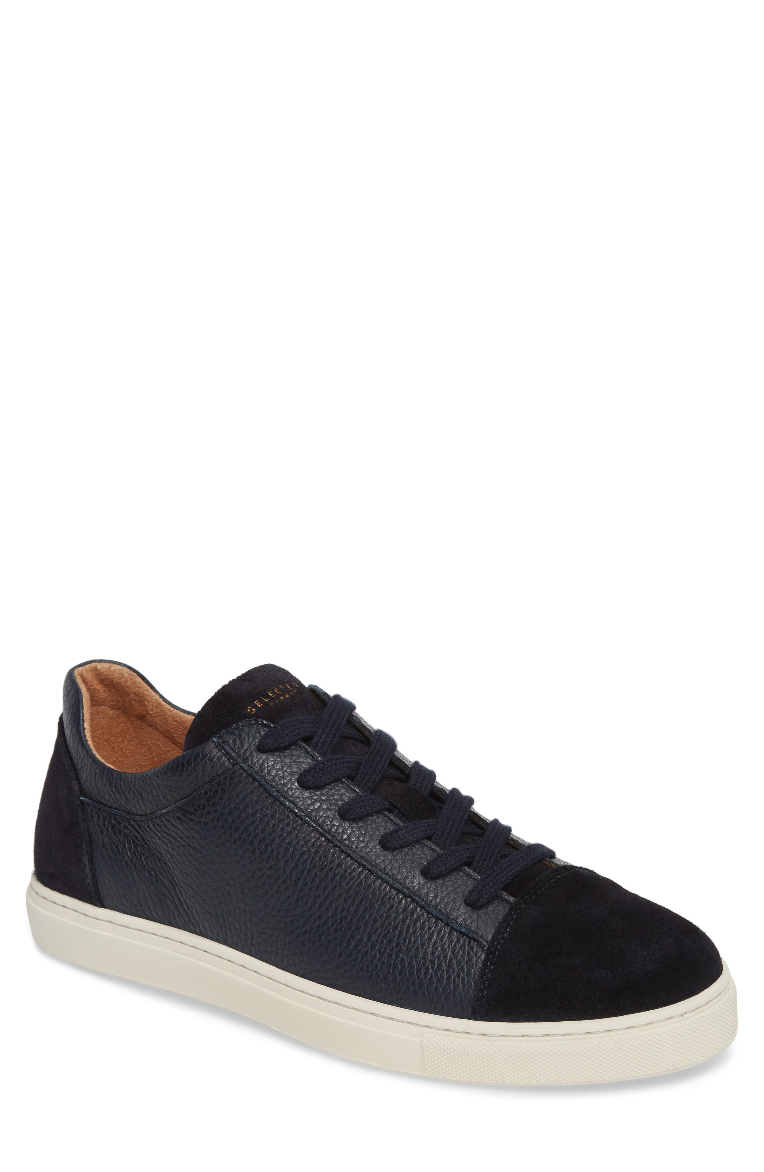 Selected Homme David Cap Toe Sneaker - Blue