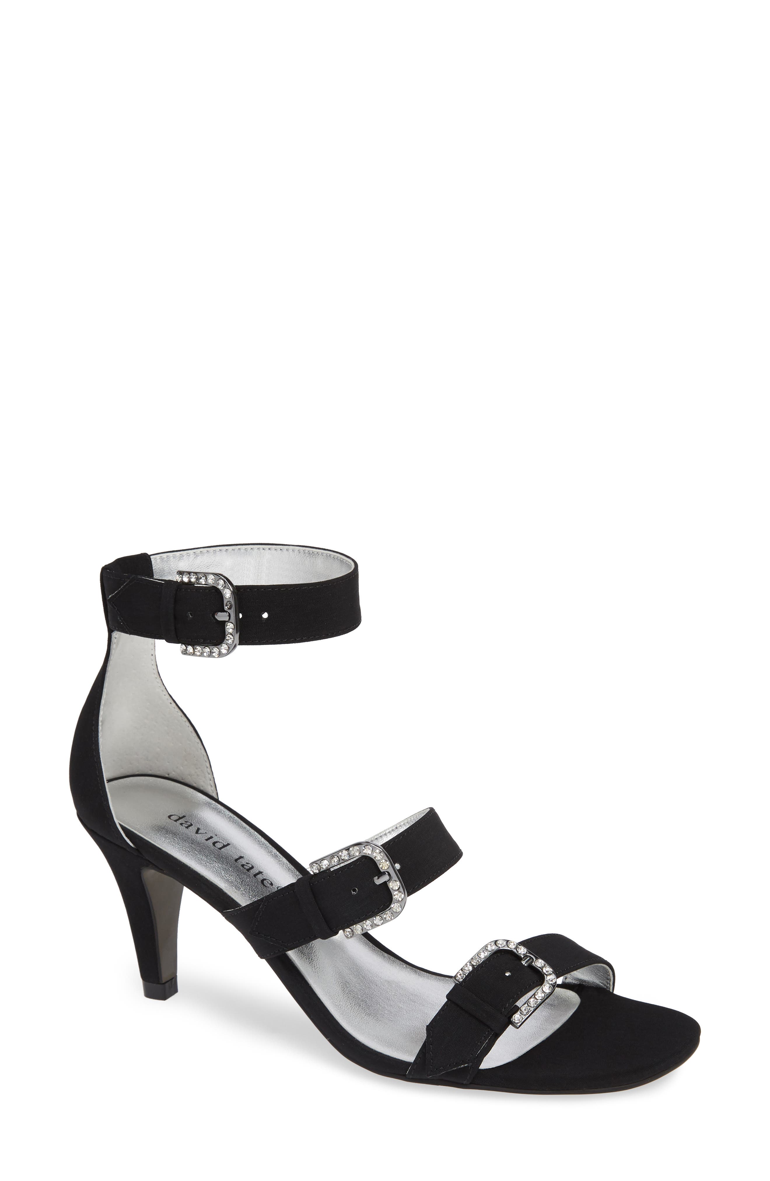 David Tate Candice Sandal, Black