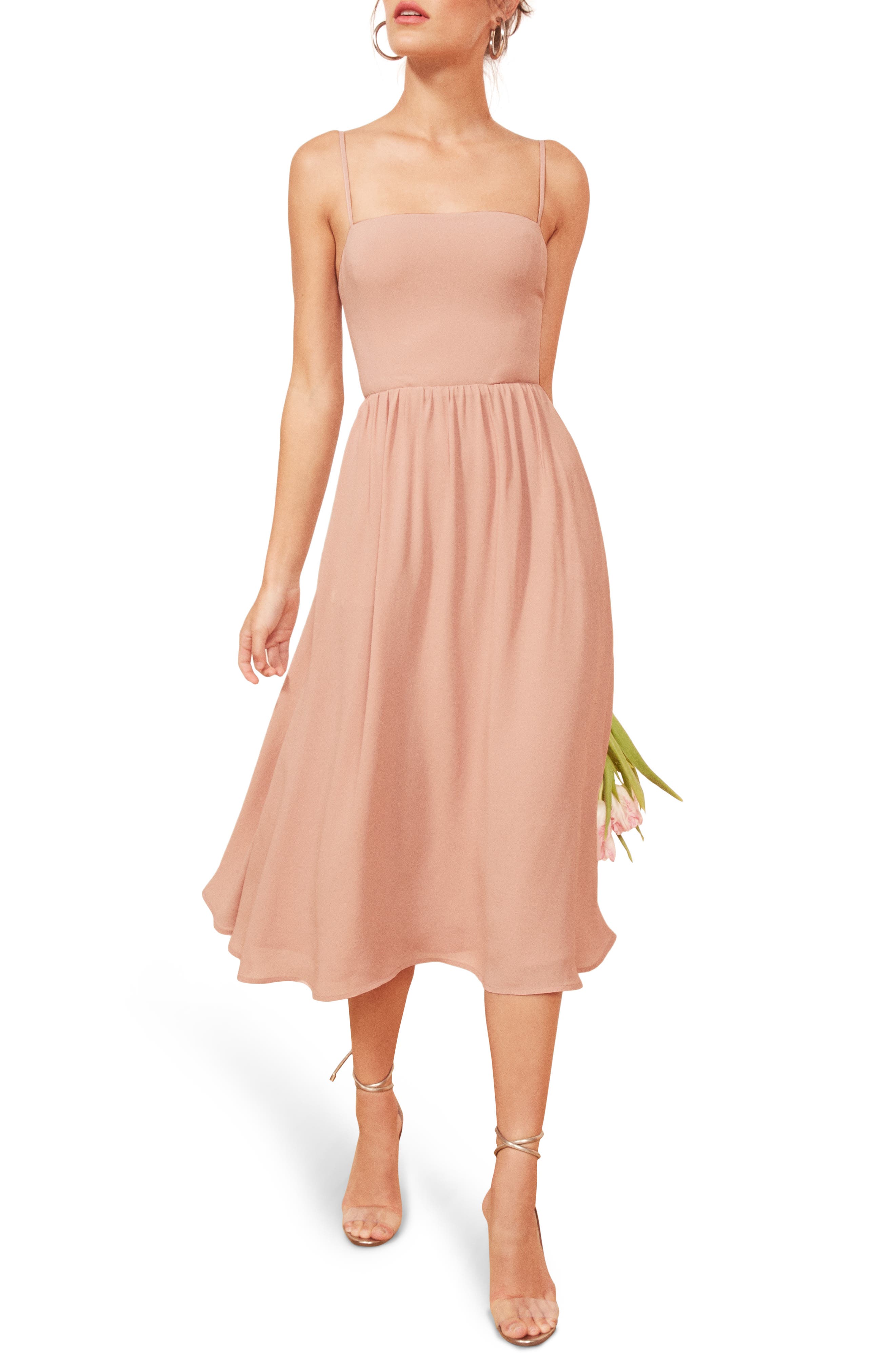 Reformation Rosehip Fit & Flare Dress Nordstrom