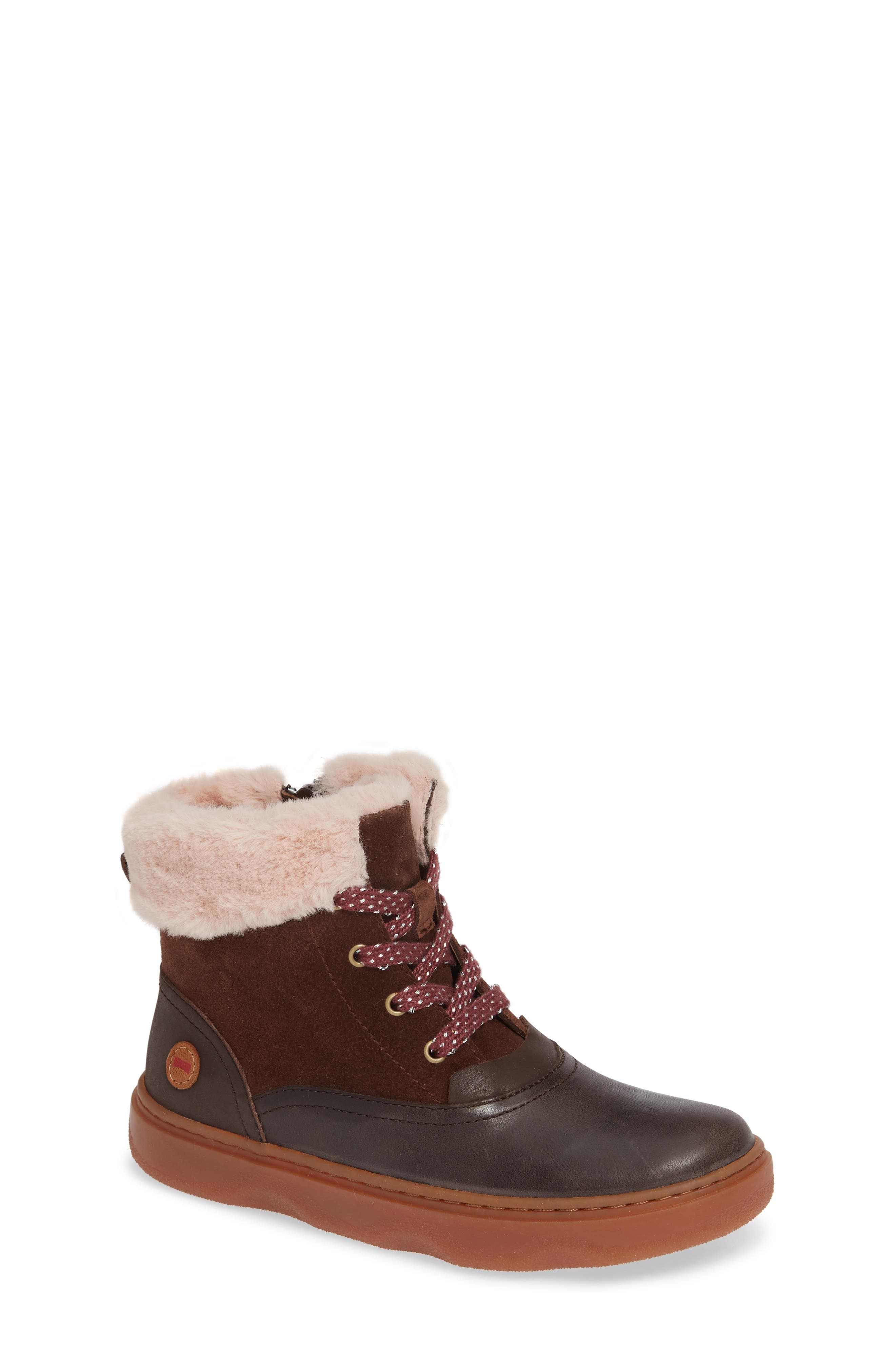 Toddler Camper Kiddo Water Resistant Boot, Brown