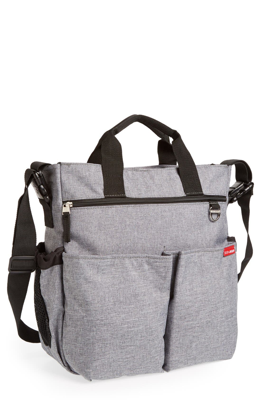 UPC 879674017702 product image for Skip Hop 'Duo Signature' Diaper Bag Heather Grey One Size | upcitemdb.com