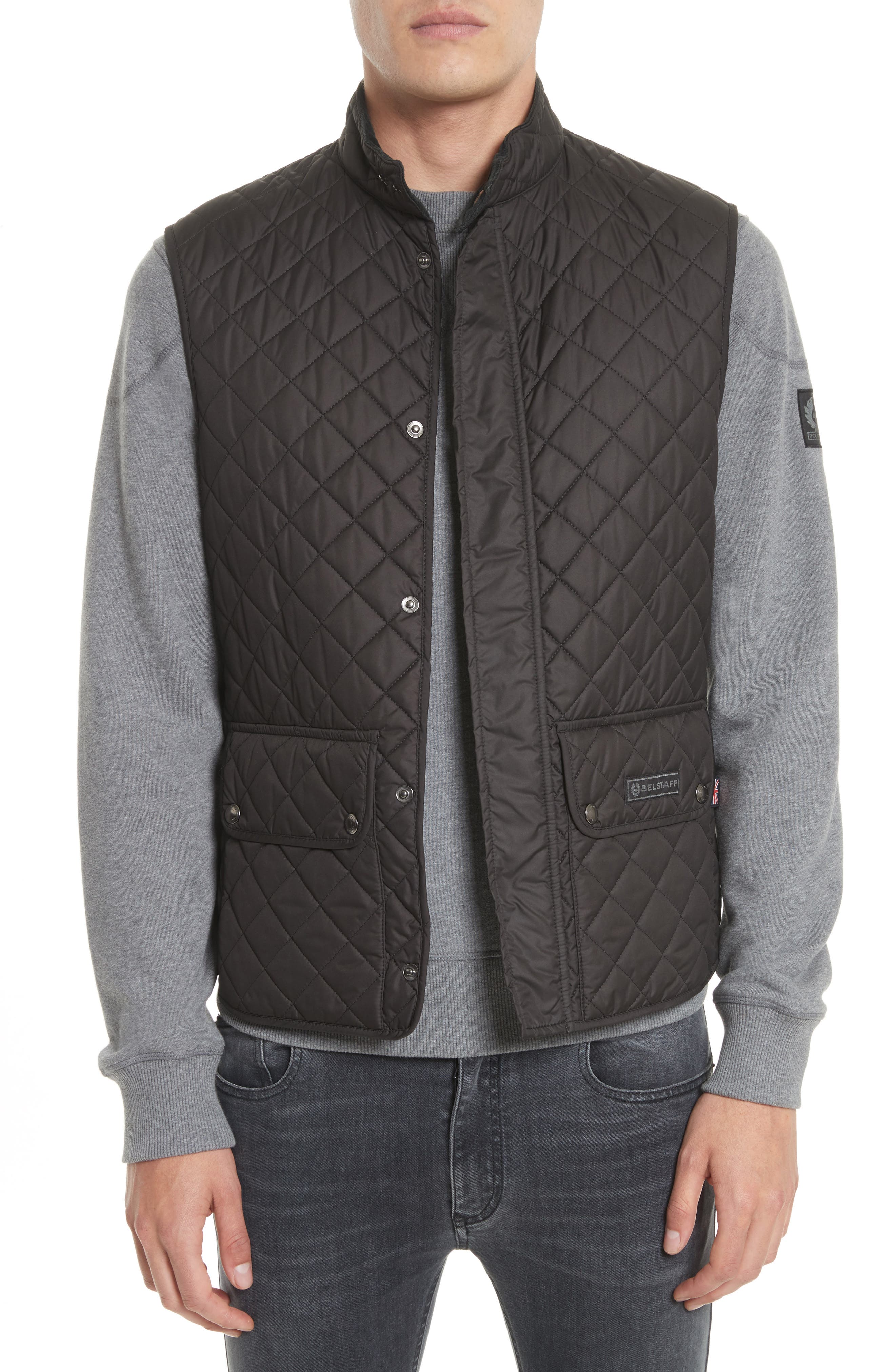 Belstaff Waistcoat Tech Quilted Vest Nordstrom