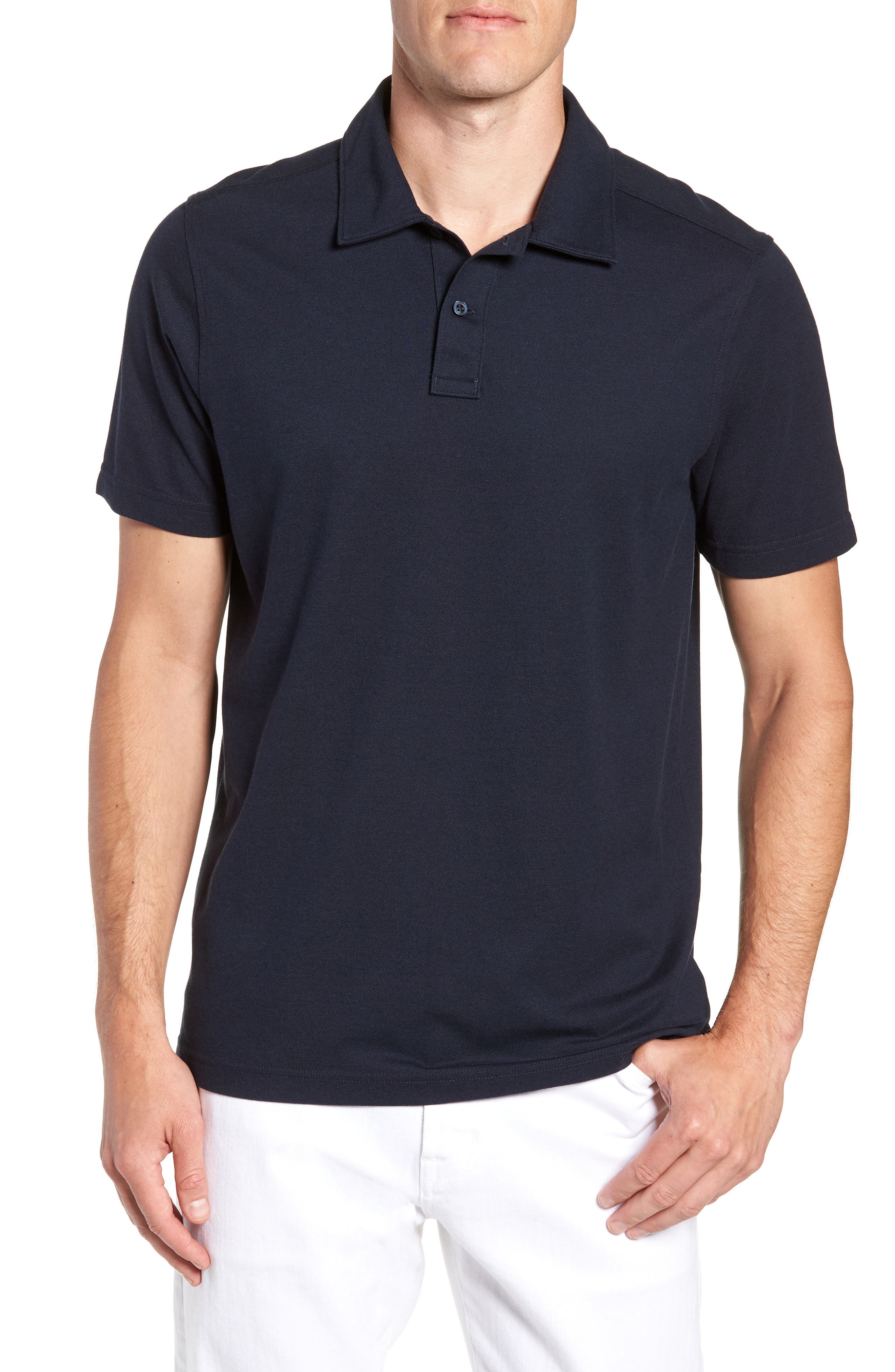 Nordstrom Shop Regular Fit Polo, Blue