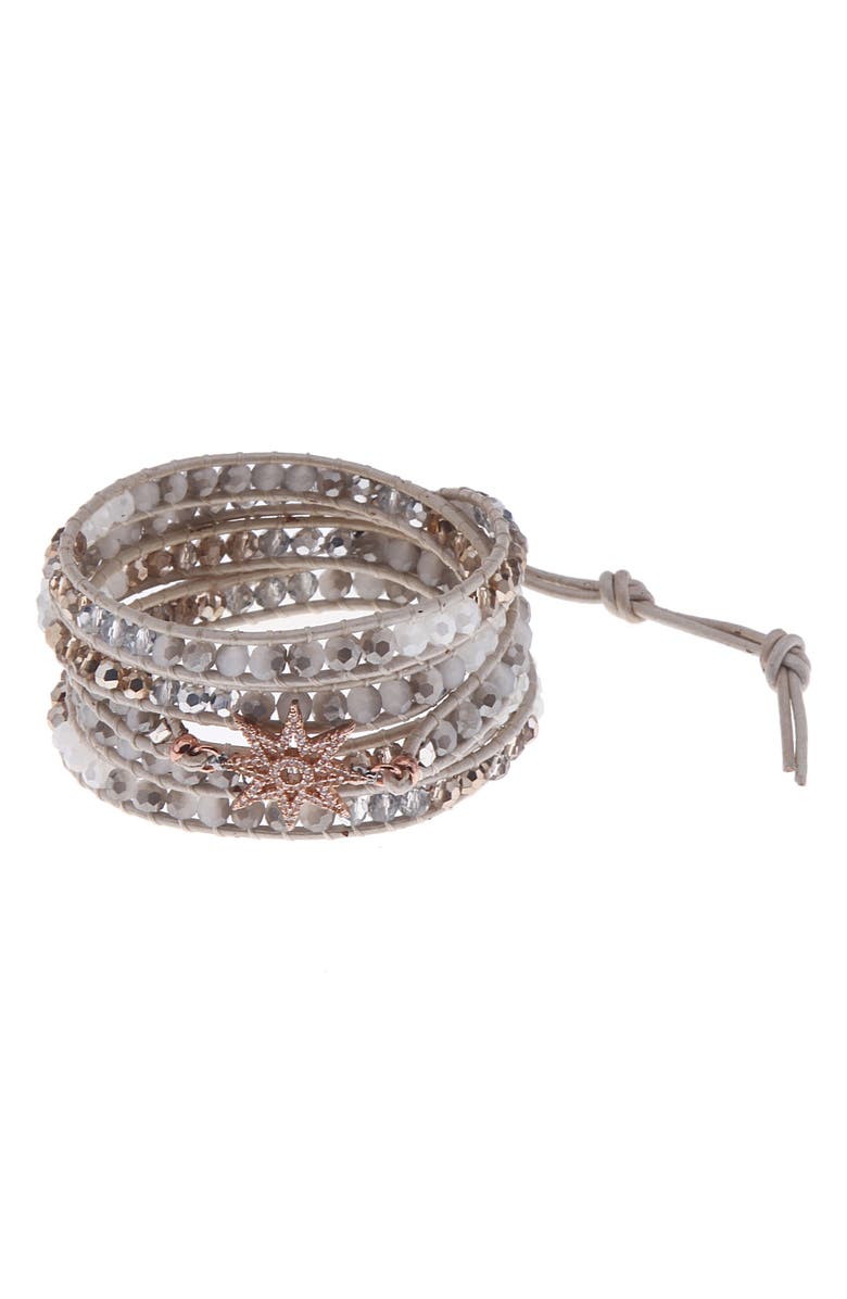 Nakamol Design Crystal Charm Wrap Bracelet Nordstrom Crystal Charm Wrap Bracelet