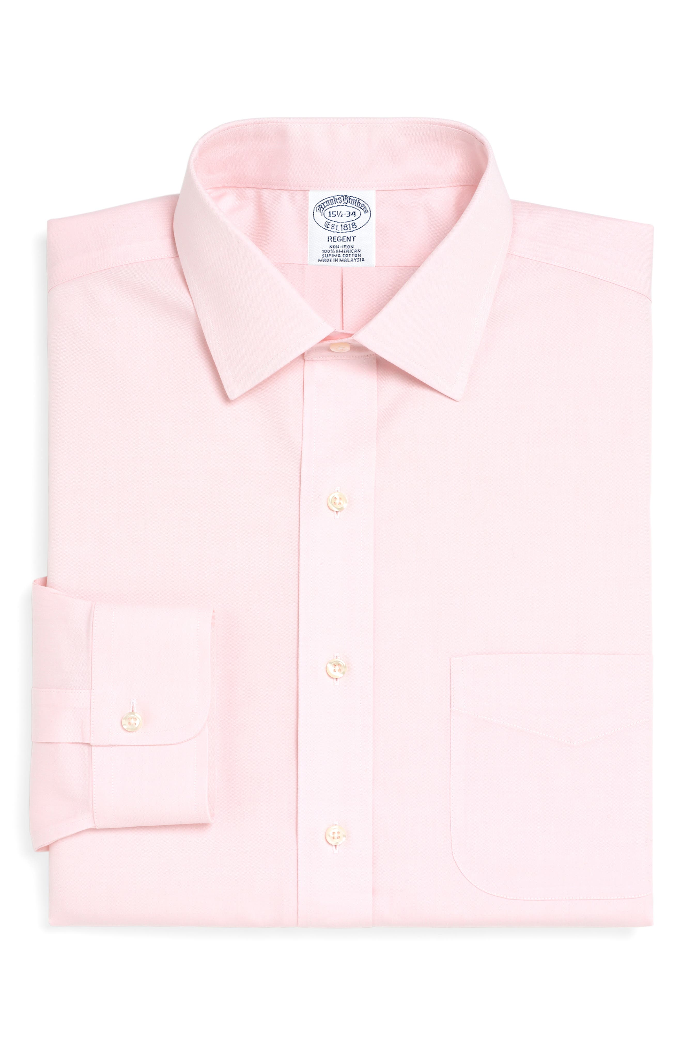 Brooks Brothers Regular Fit Solid Dress Shirt (3 For $207)