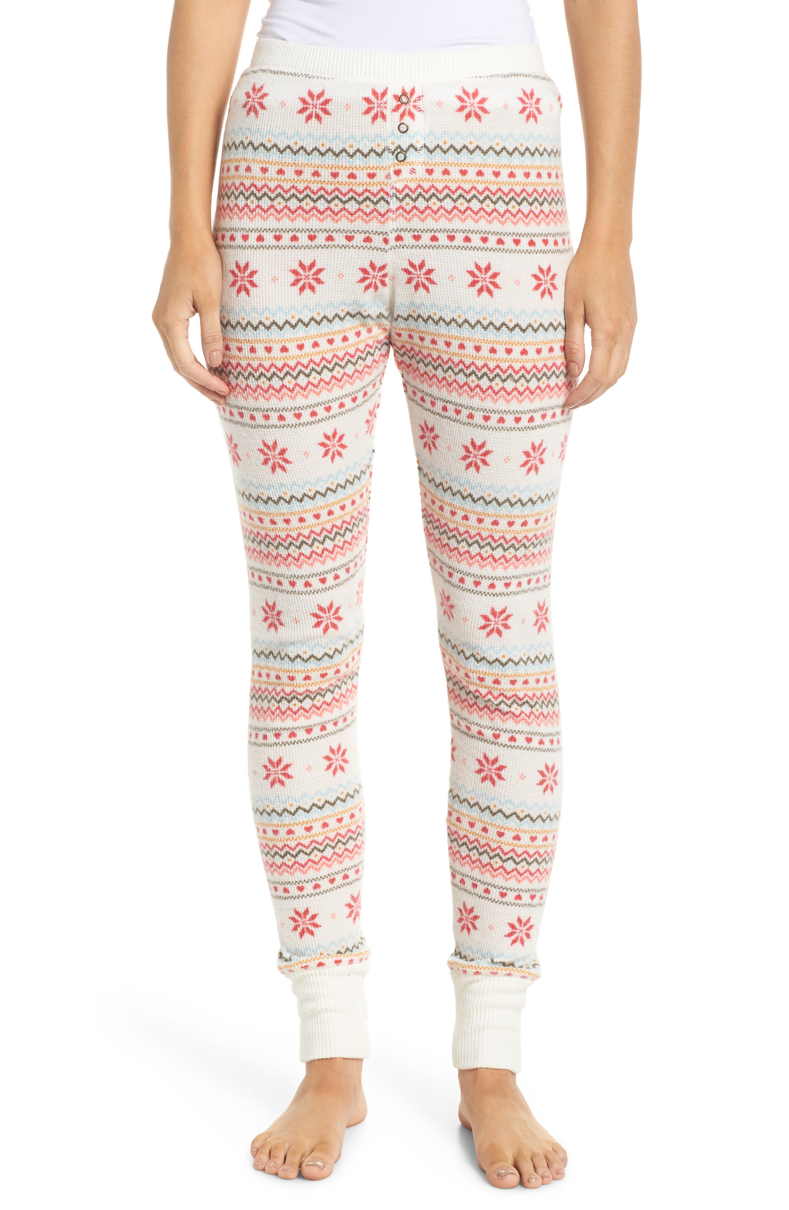 Make + Model Thermal Leggings, Ivory