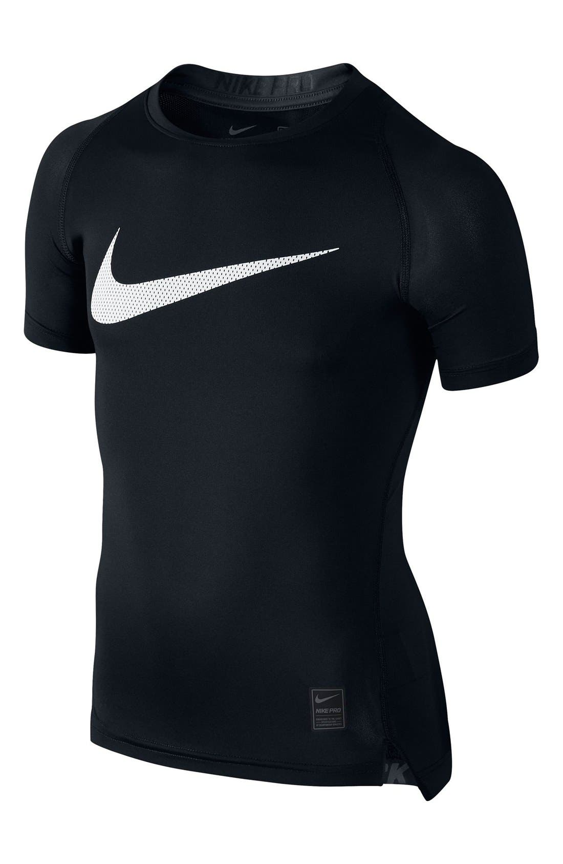 Nike 'Pro Hypercool Compression HBR' TShirt (Little Boys & Big Boys