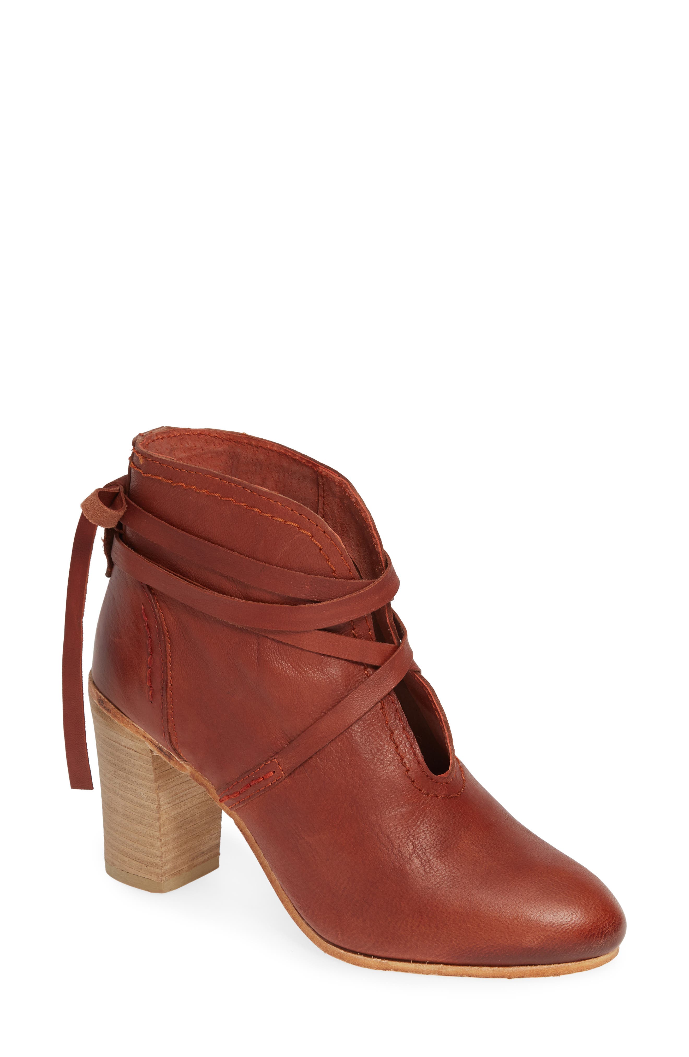 Free People Ankle Tie Bootie