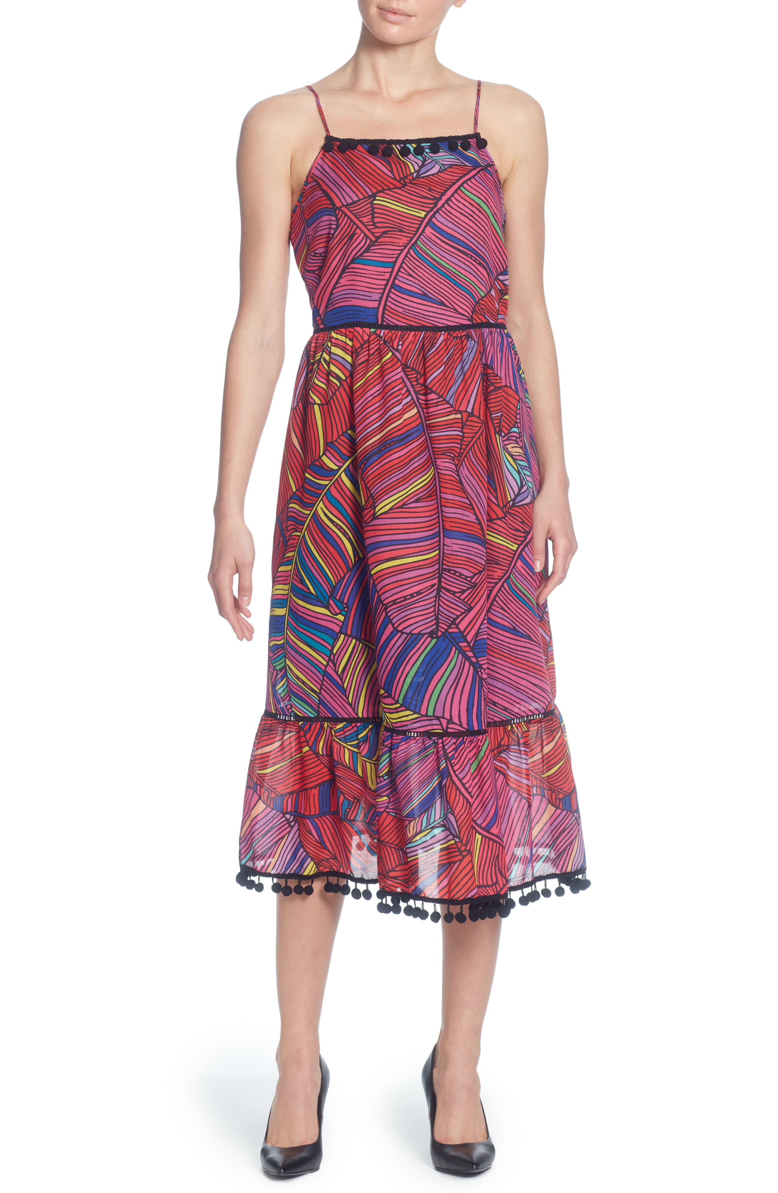 Catherine Catherine Malandrino Gillie Midi Dress, Red