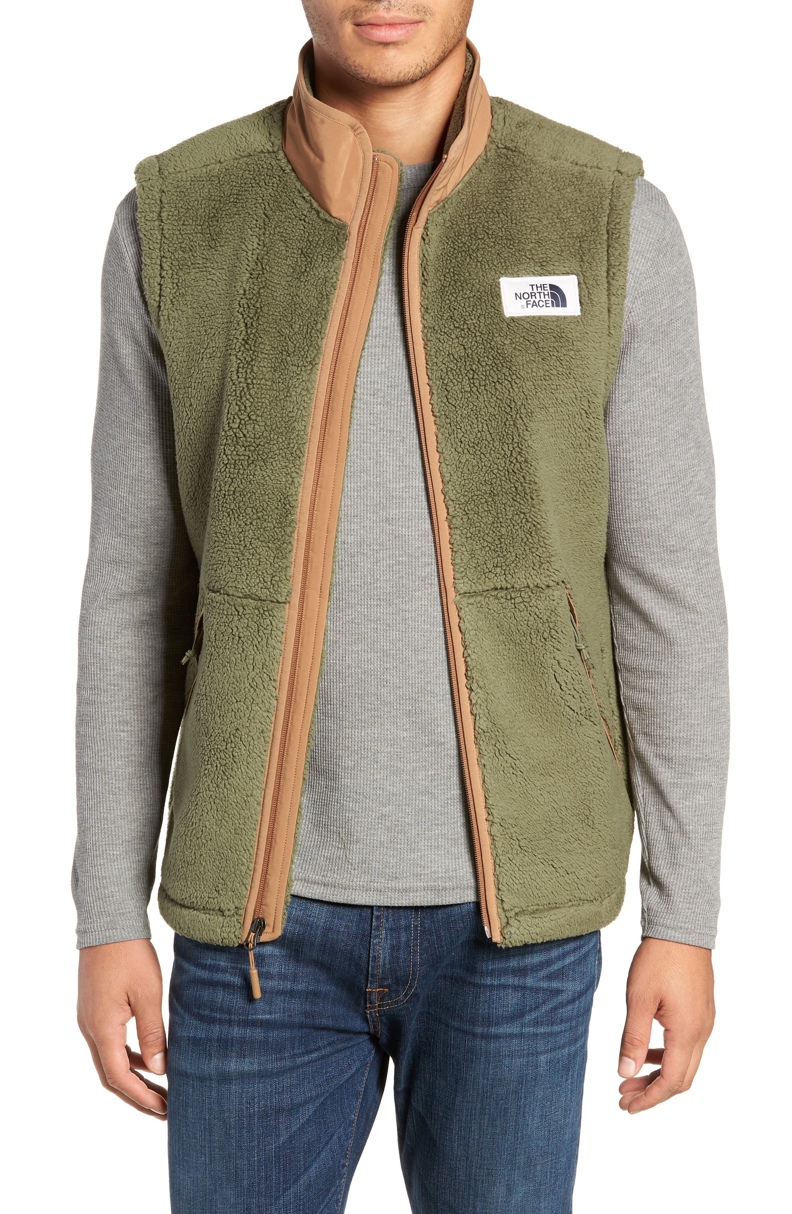 The North Face Campshire Fleece Vest, Green