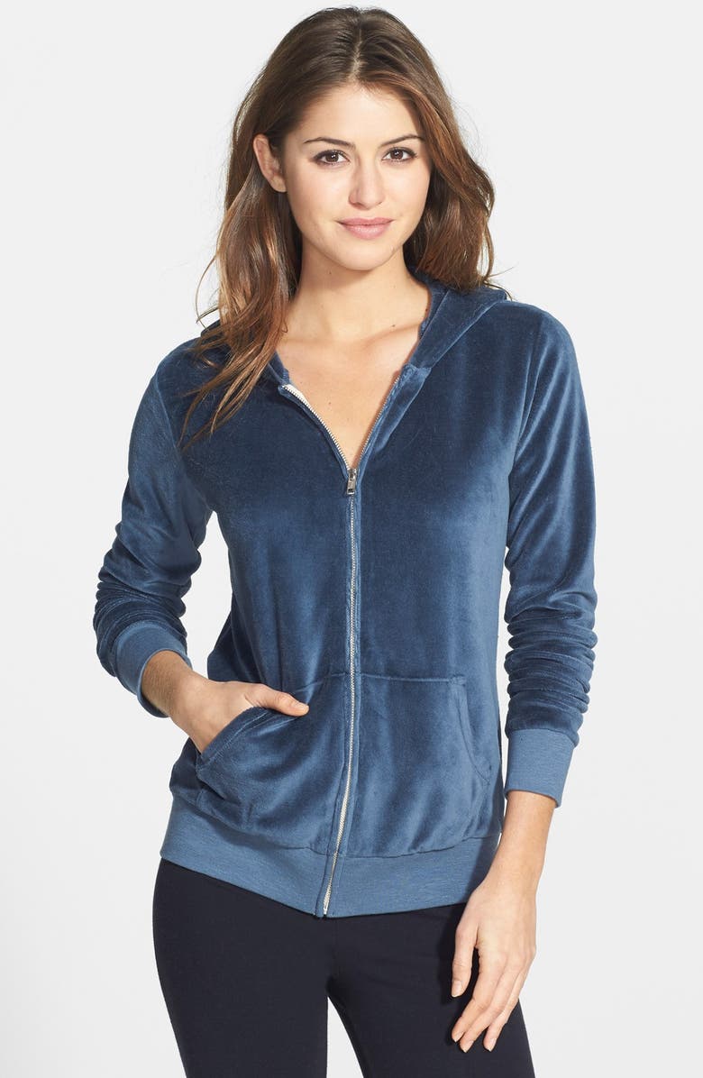 Women's blue zip hoodie Clearance