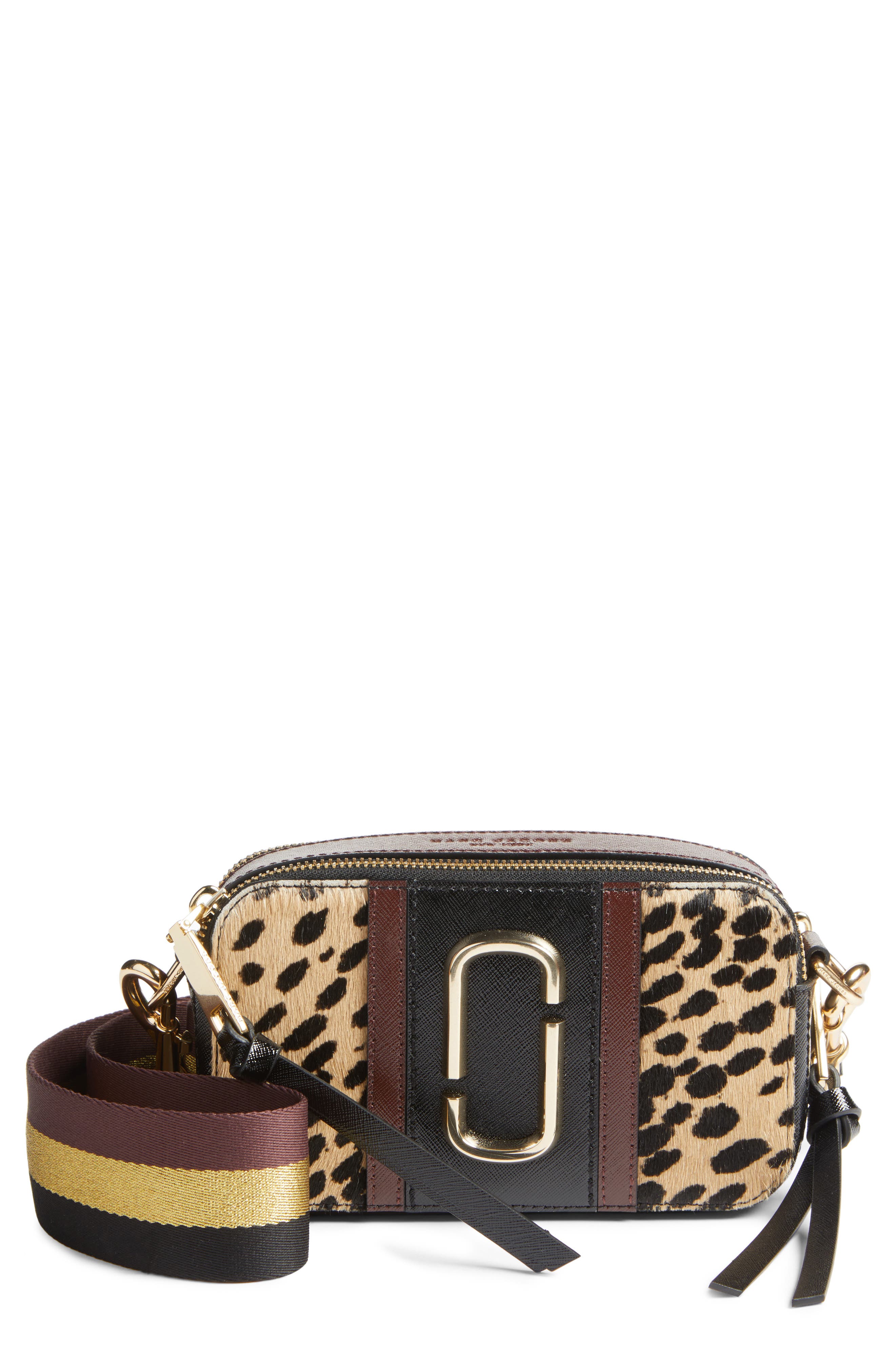 MARC JACOBS Snapshot Leopard Crossbody Bag Nordstrom