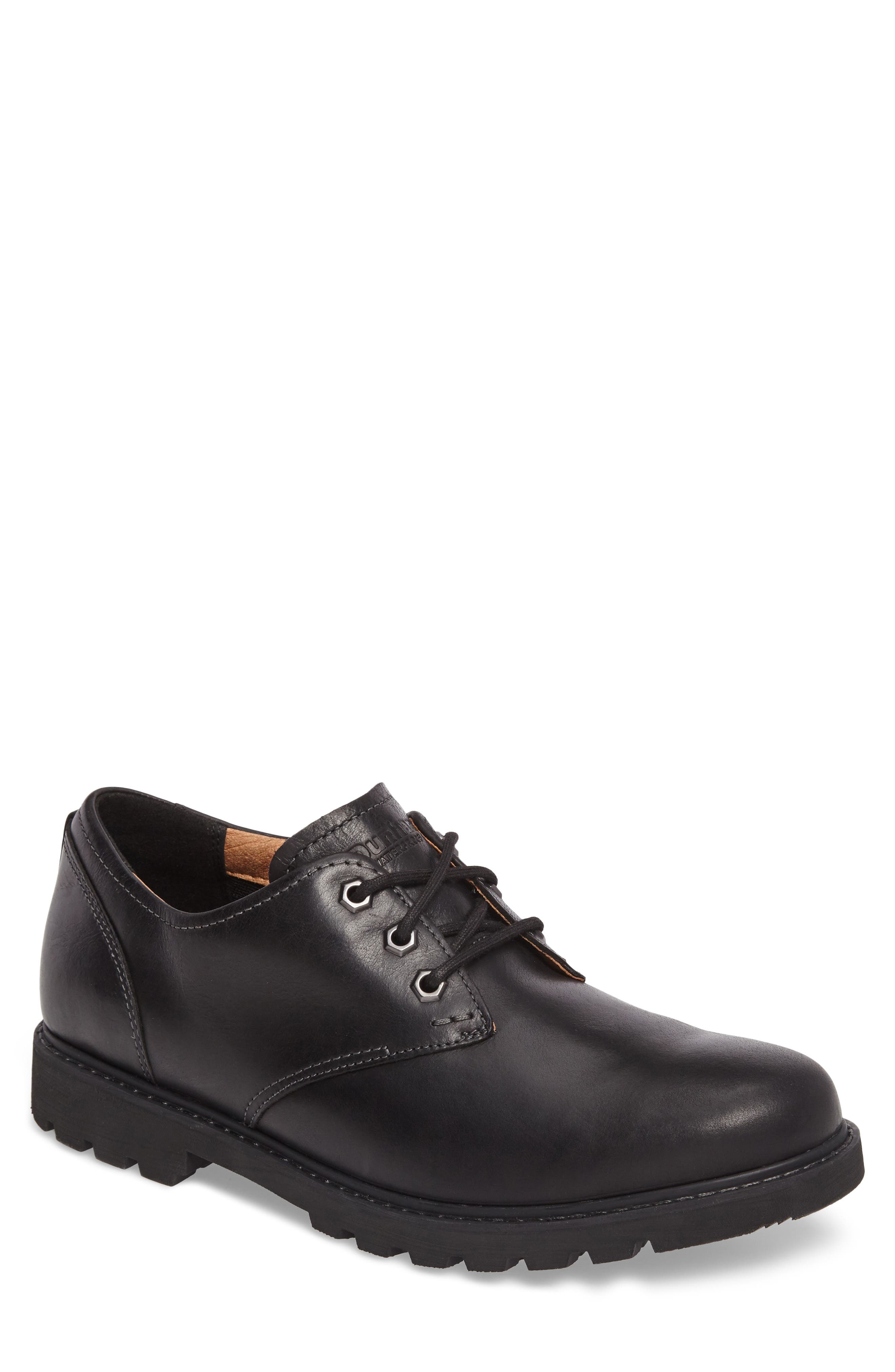 Dunham Royalton Plain Toe Derby, EEEE - Black