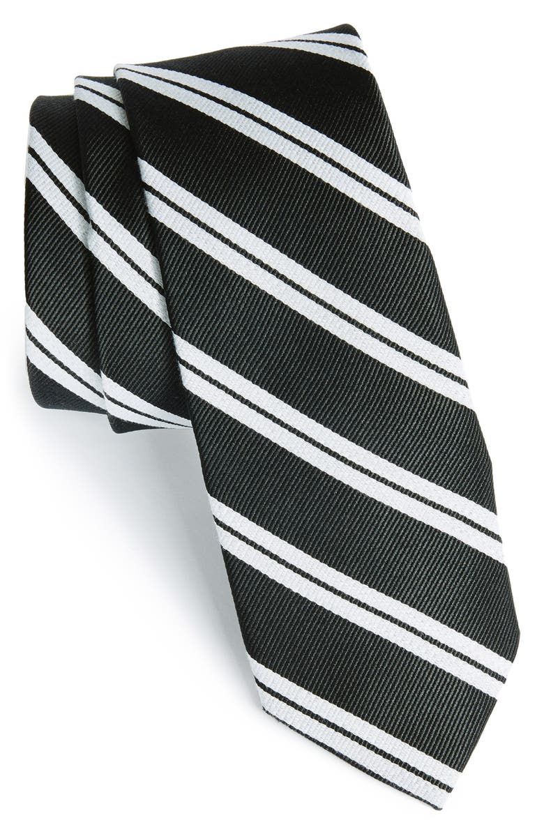 1901 'Morrison Stripe' Woven Silk & Cotton Tie | Nordstrom