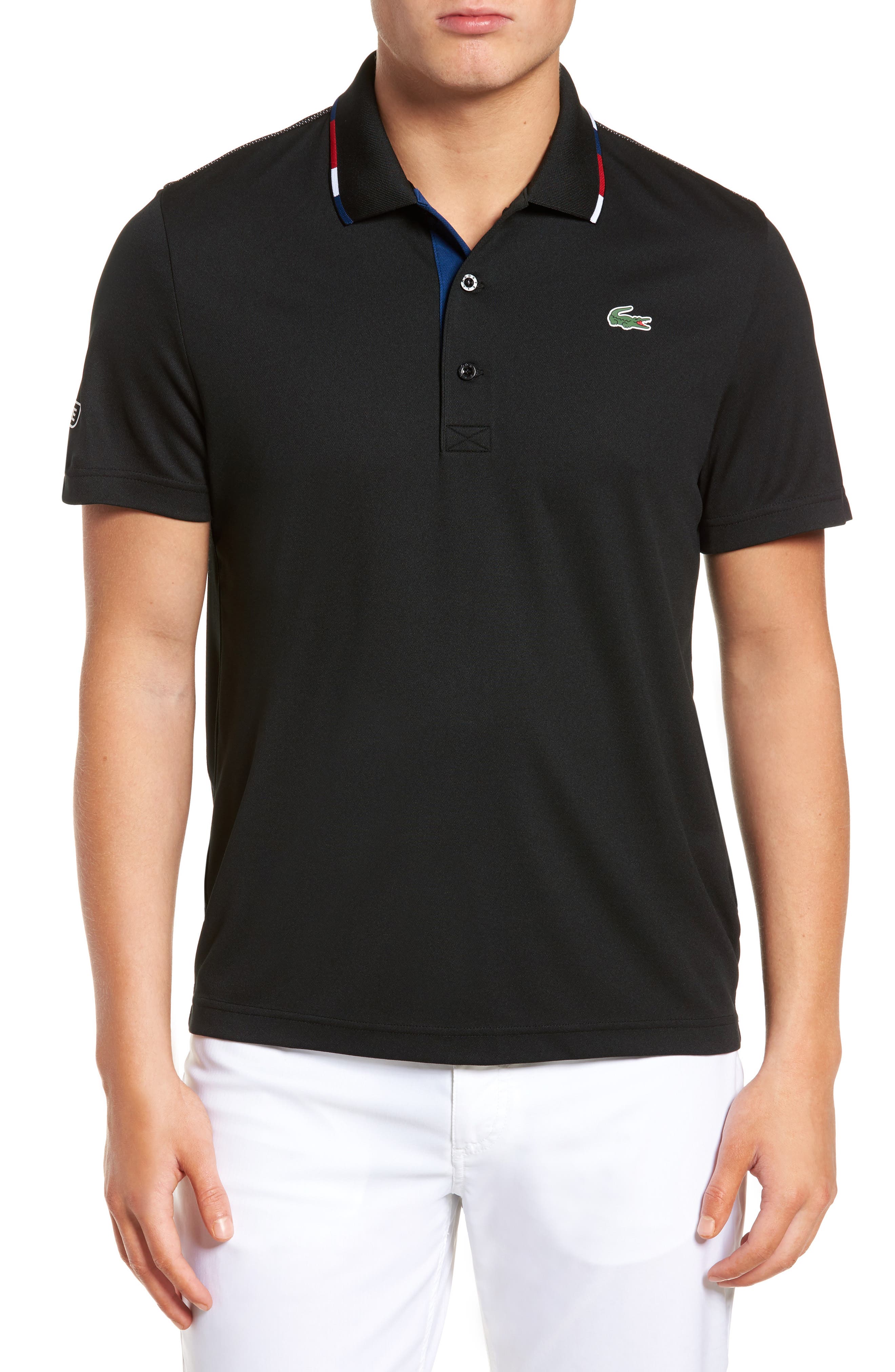 Lacoste Sport Piped Piqué Tech Polo Nordstrom