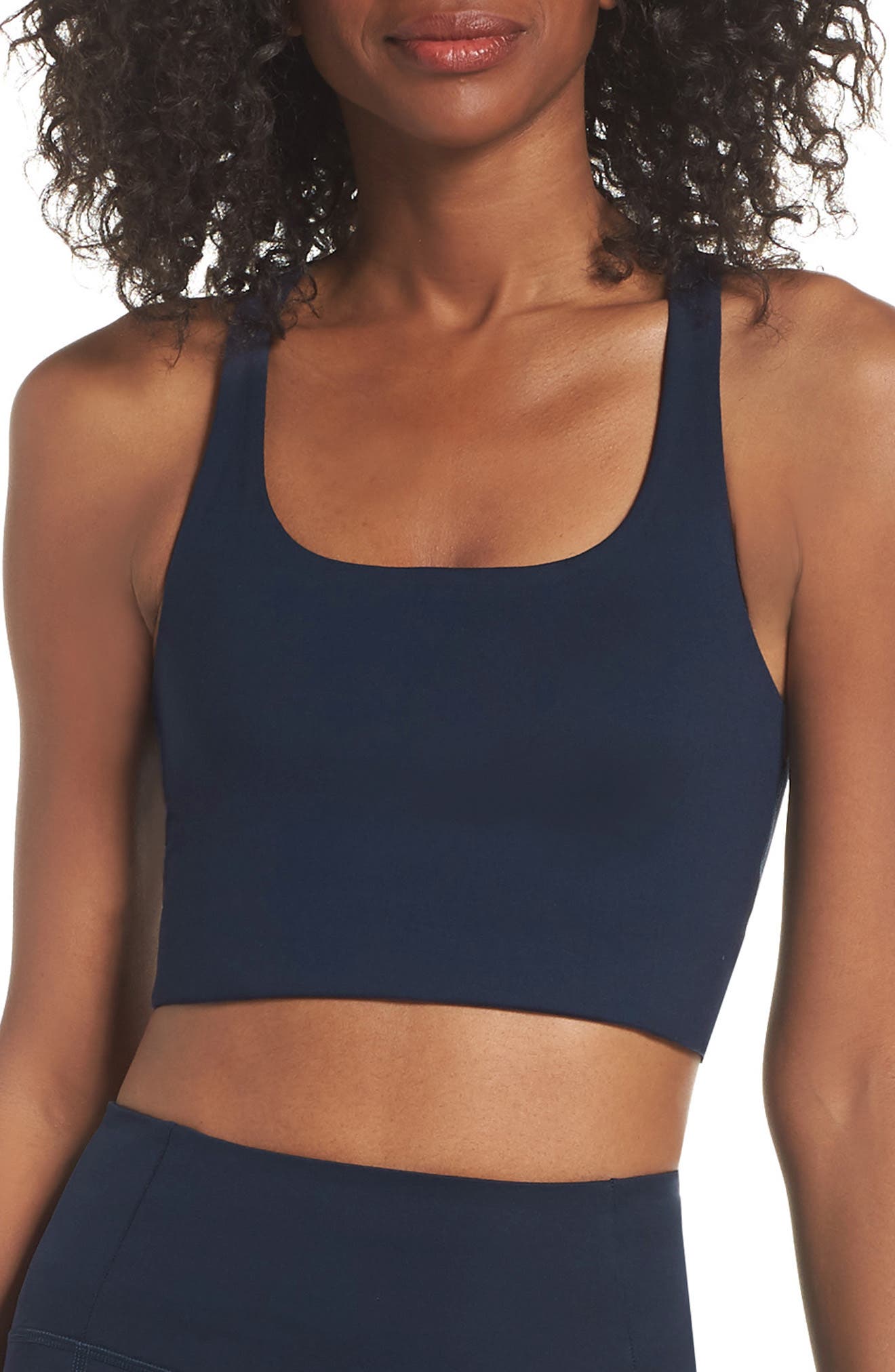 Girlfriend Collective Paloma Sports Bra, Blue