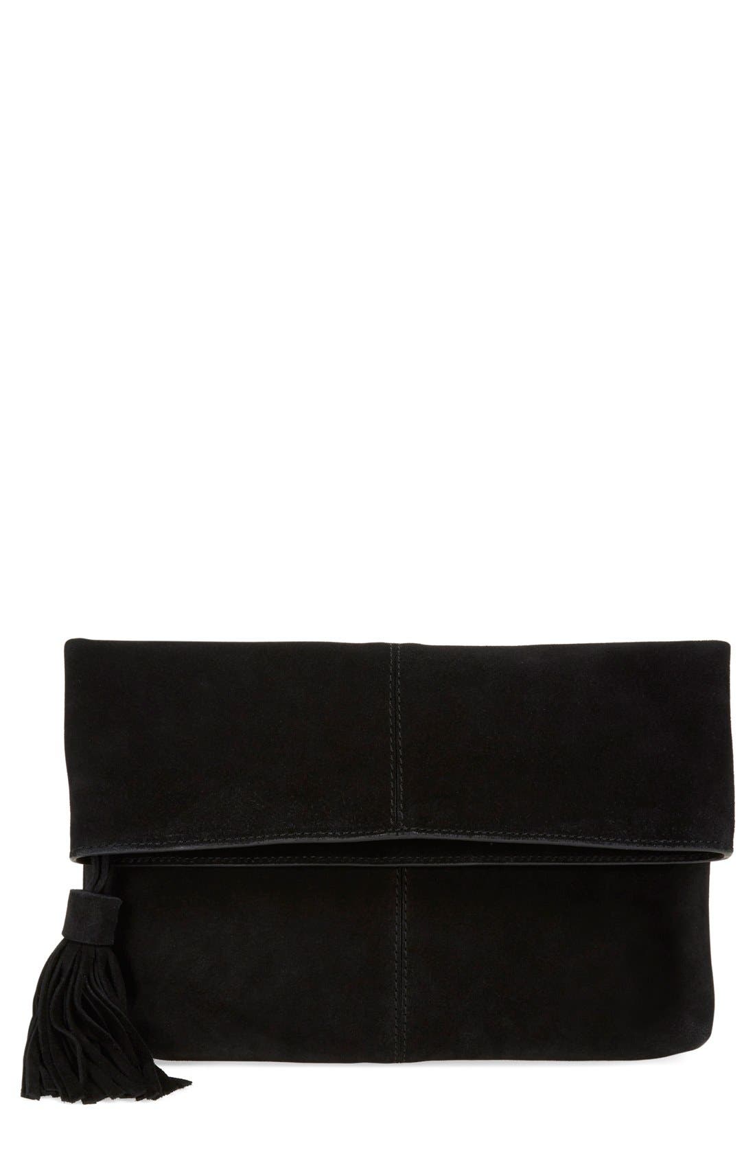 Leith Suede Clutch Nordstrom
