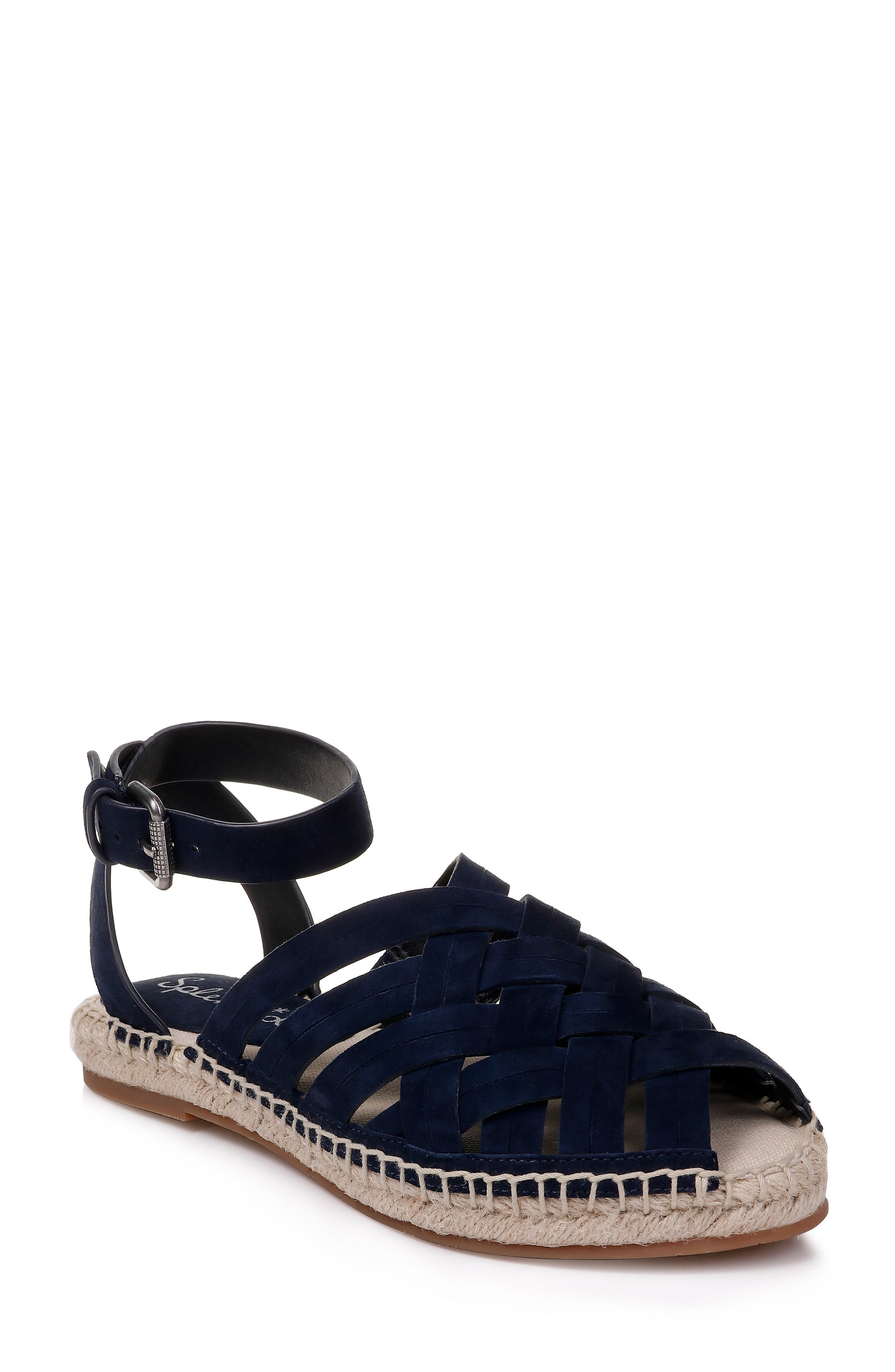 Splendid Sheryl Espadrille Ankle Strap Sandal, Blue