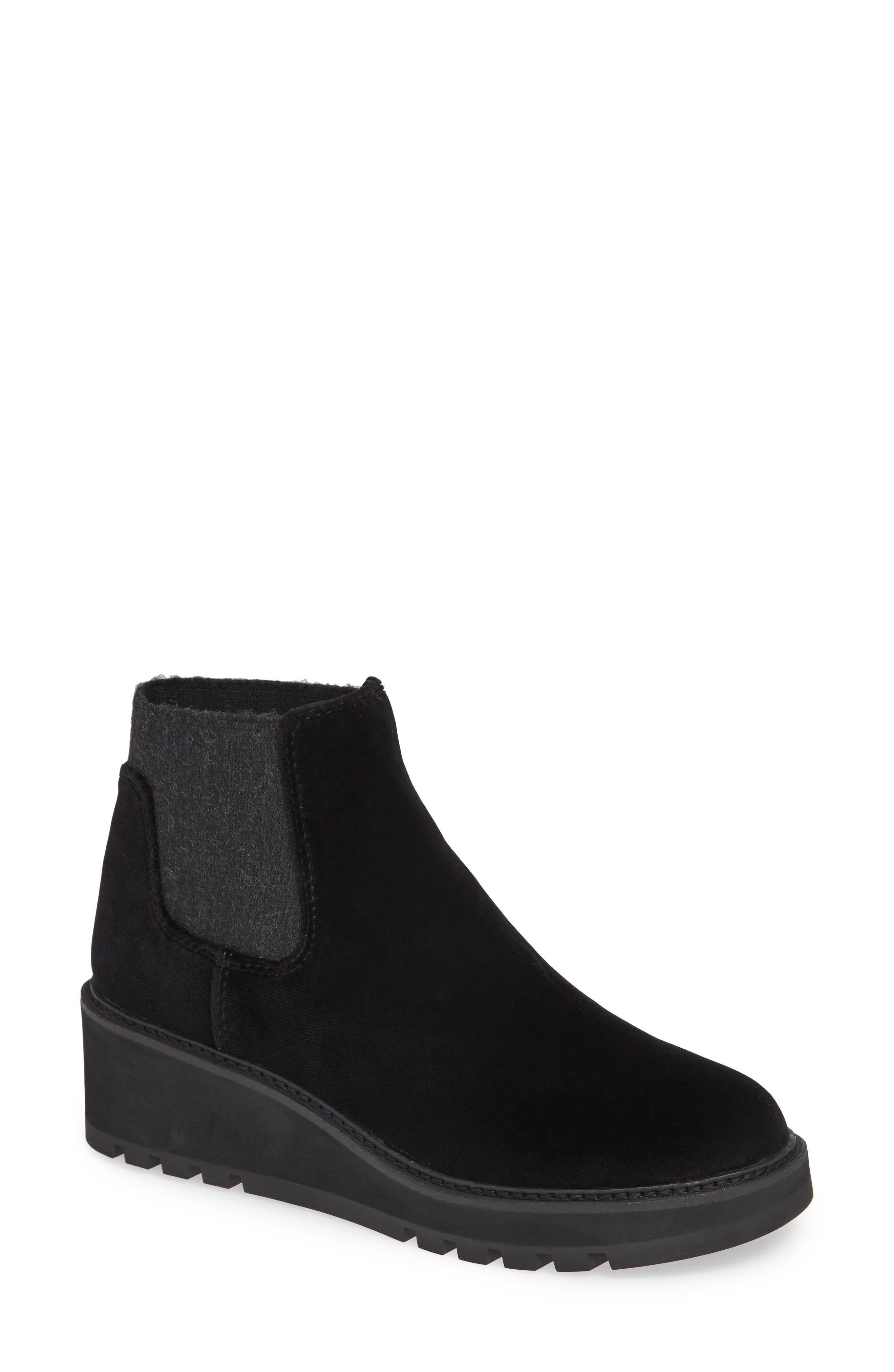 Eileen Fisher Wedge Chelsea Bootie, Black