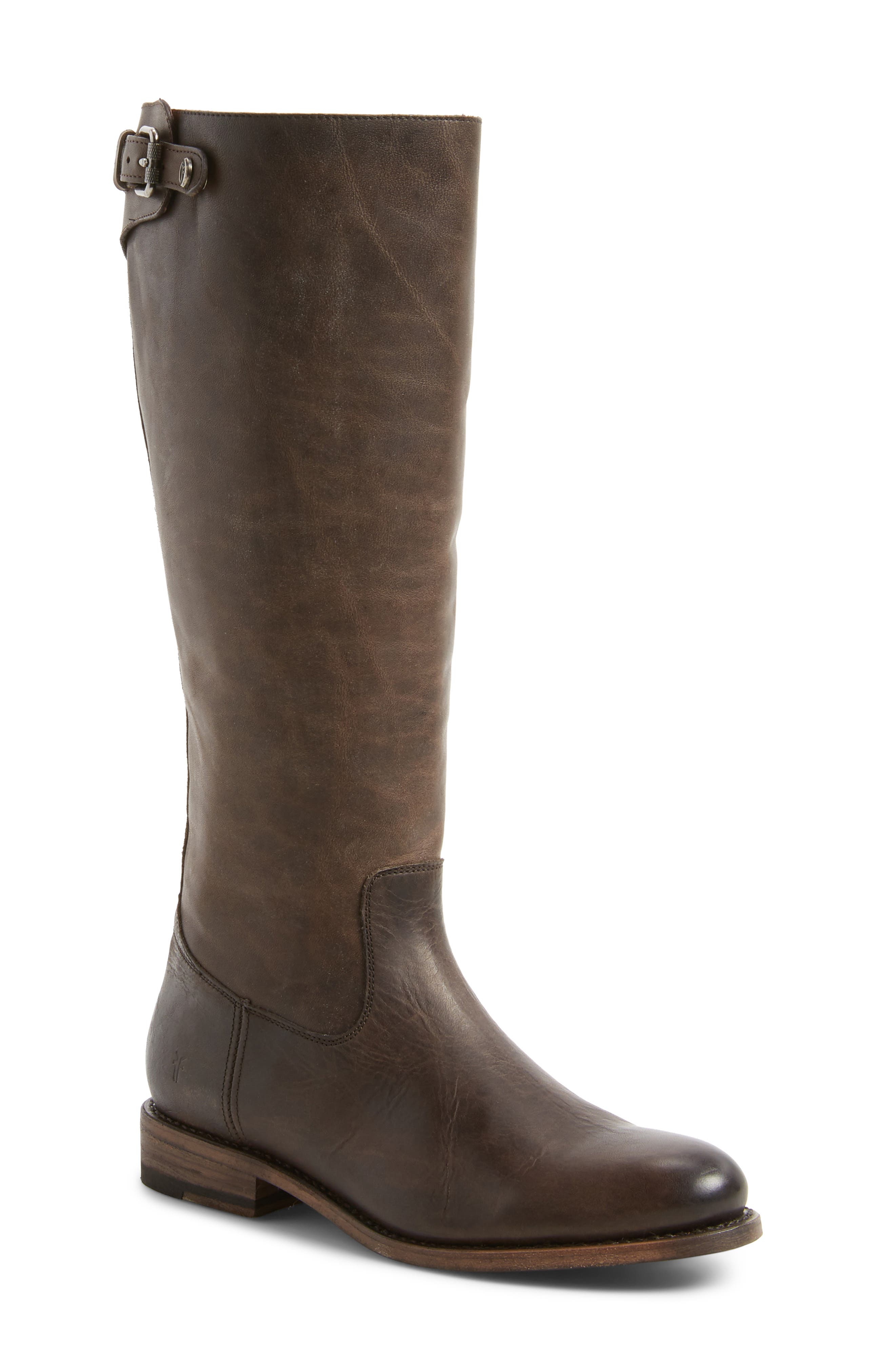 Frye Jayden Buckle Back Zip Boot