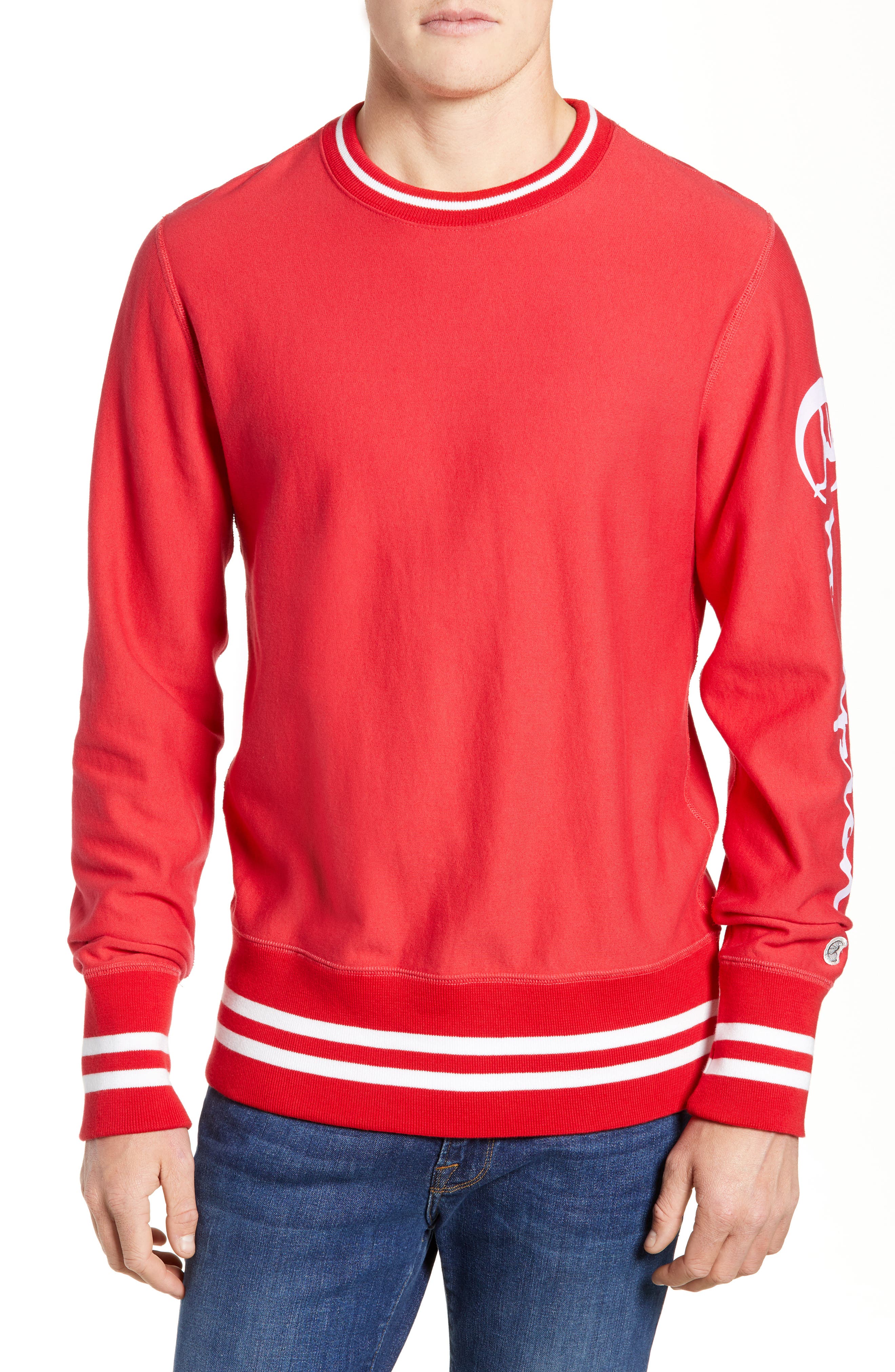Champion + Todd Snyder Crewneck Sweatshirt, Red