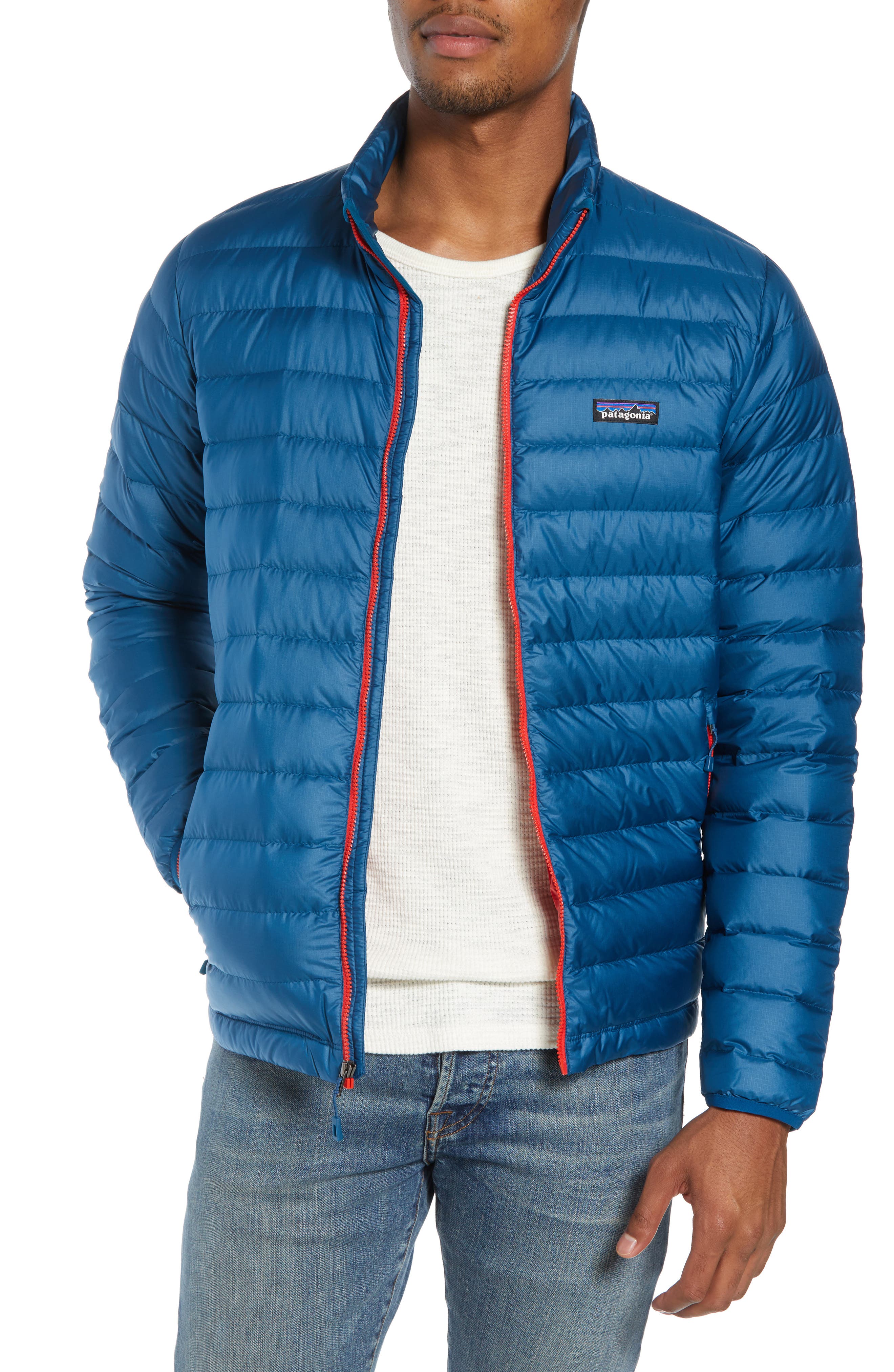 Patagonia Water Repellent Down Jacket, Blue