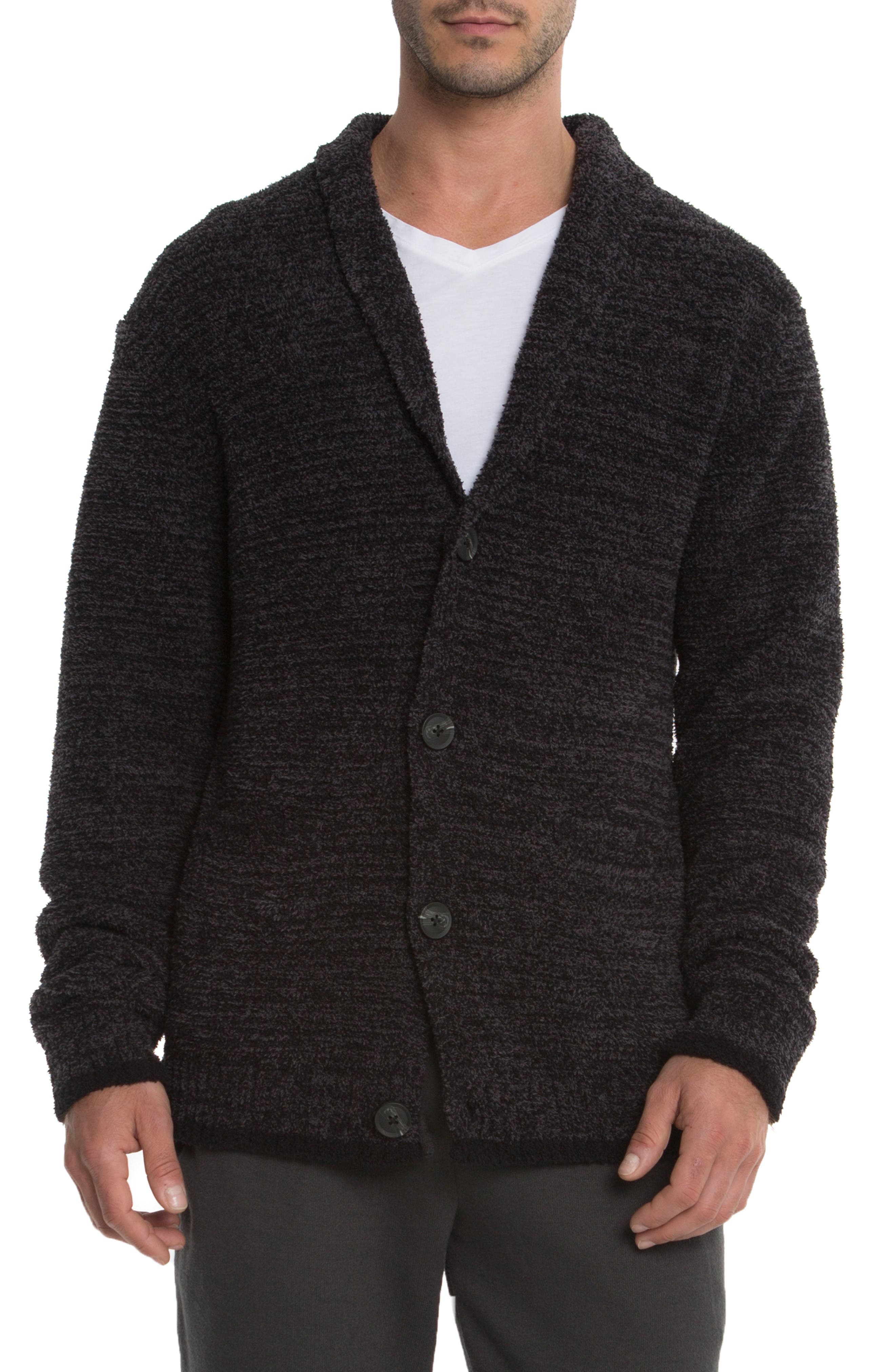 Barefoot Dreams Shawl Collar Cardigan, Grey