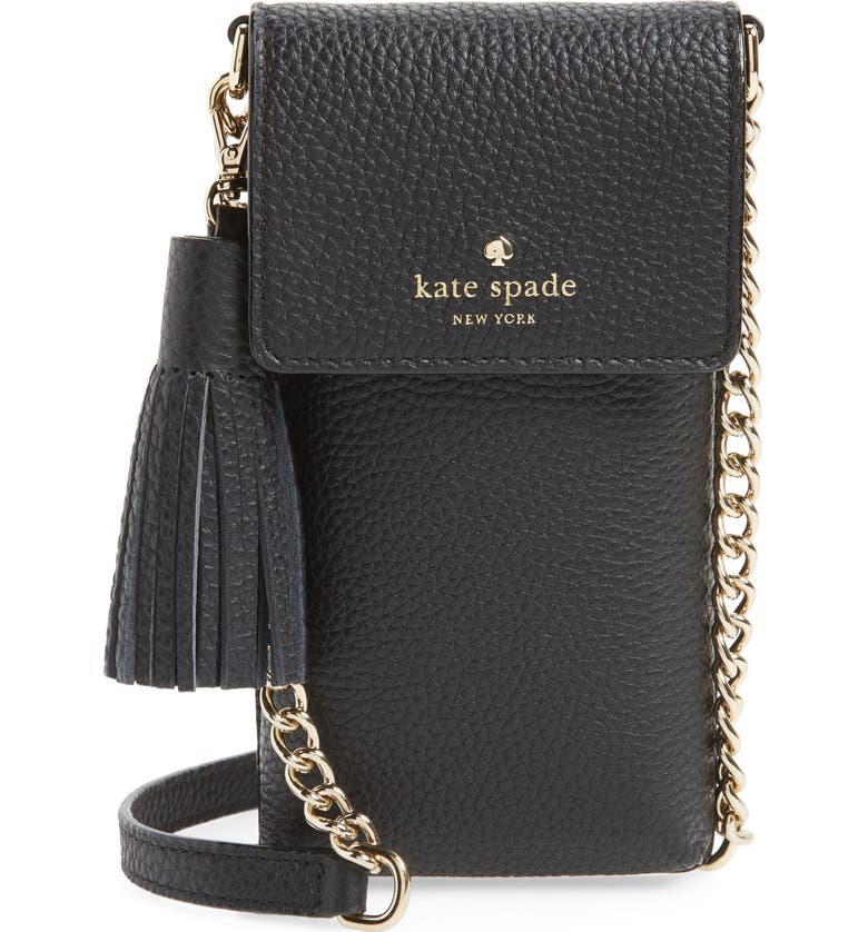 Kate Spade New York North South Leather Smartphone Crossbody Bag North South Leather Smartphone Crossbody Bag Main Color 001