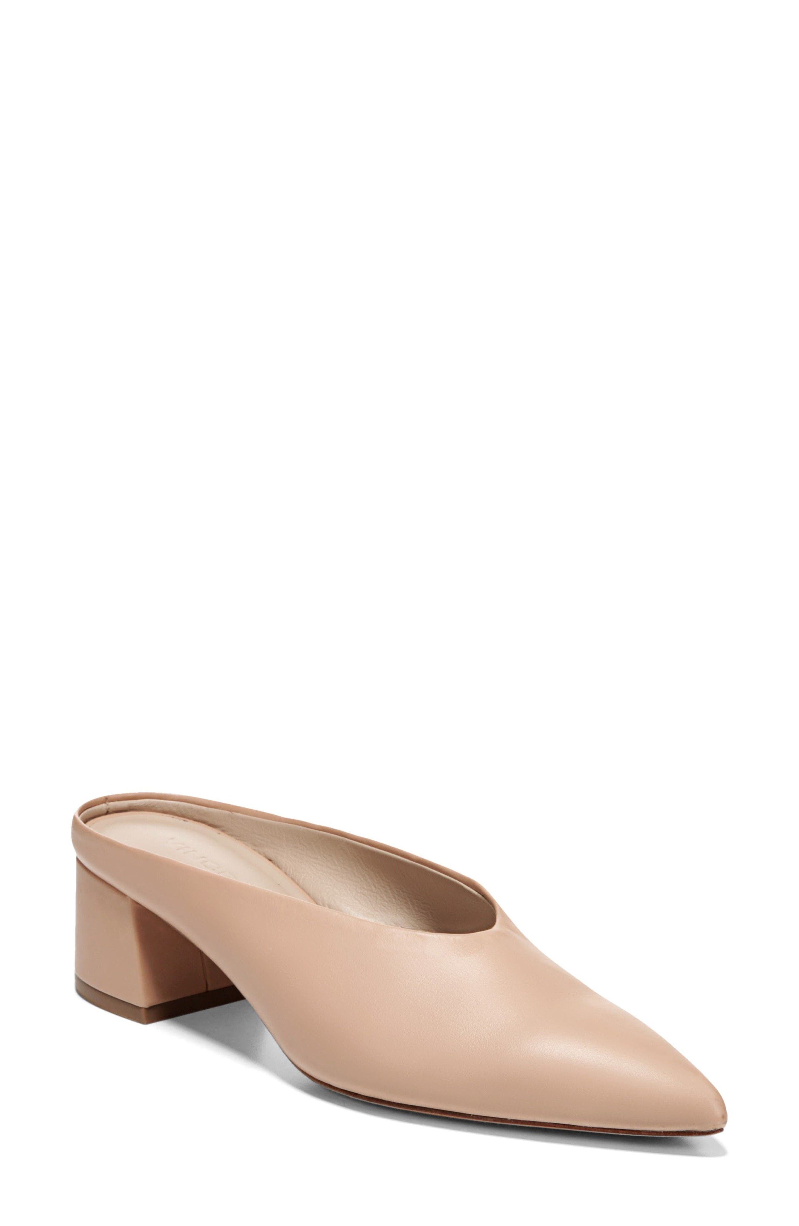 vince women's ralston leather mules