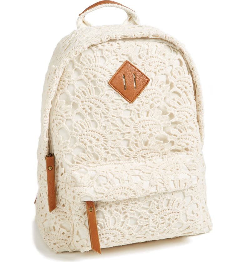 KENDALL + KYLIE Madden Girl Crochet Backpack (Juniors) | Nordstrom