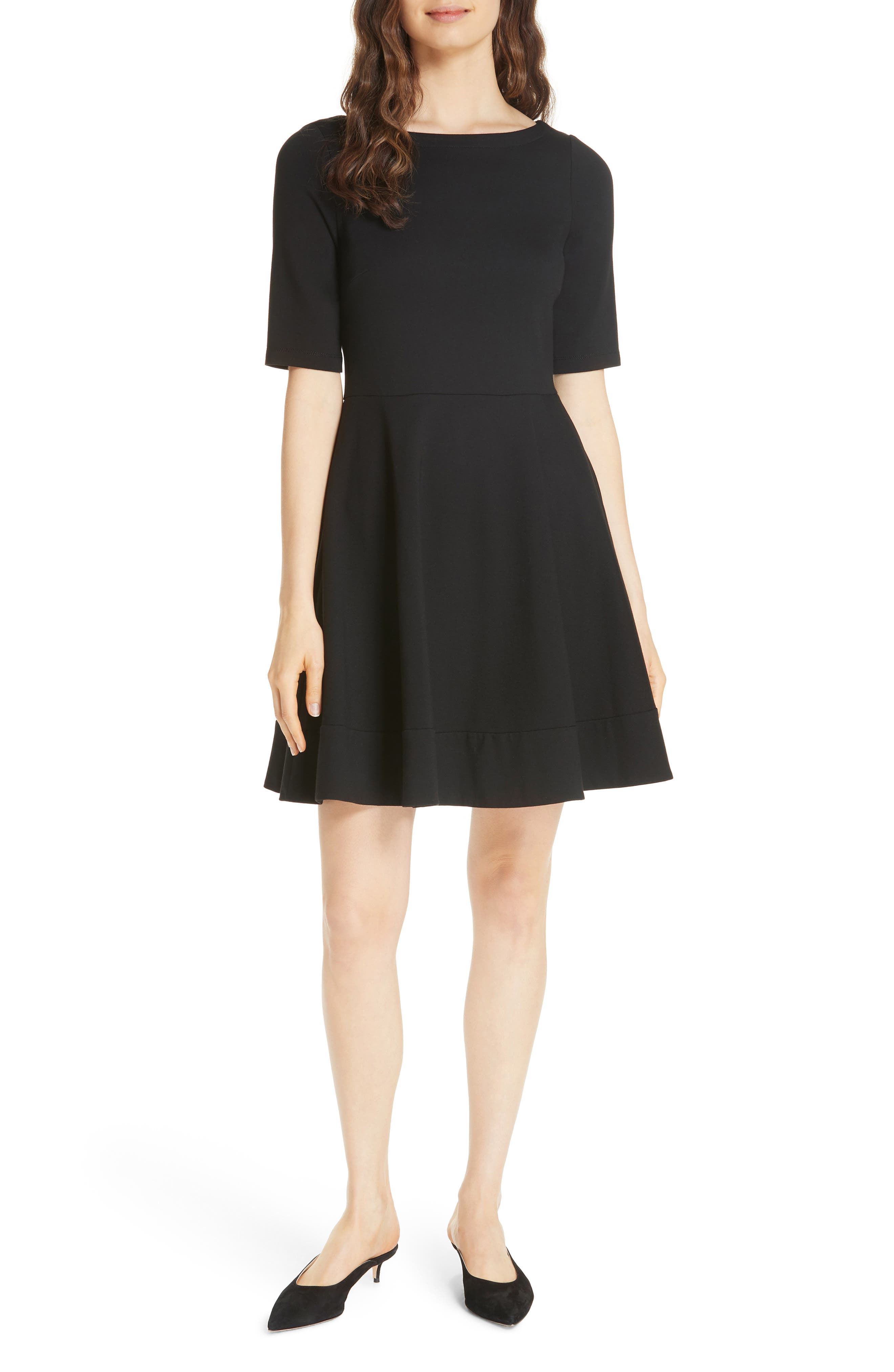 Kate Spade New York Lace-Up Ponte Dress